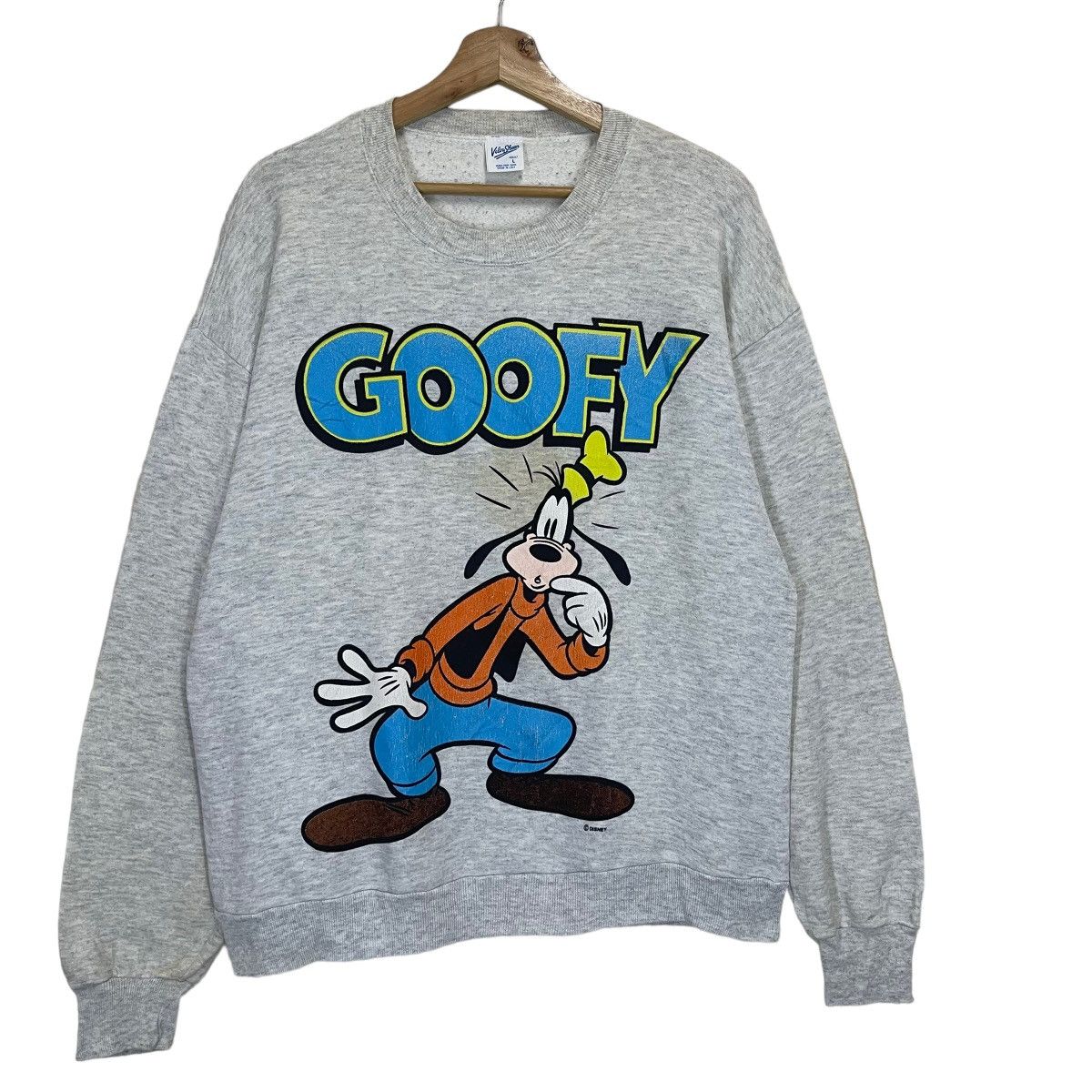 Disney × Vintage Vintage 90s Goofy Big Logo Crewneck Sweatshirt Size US M / EU 48-50 / 2 - 1 Thumbnail