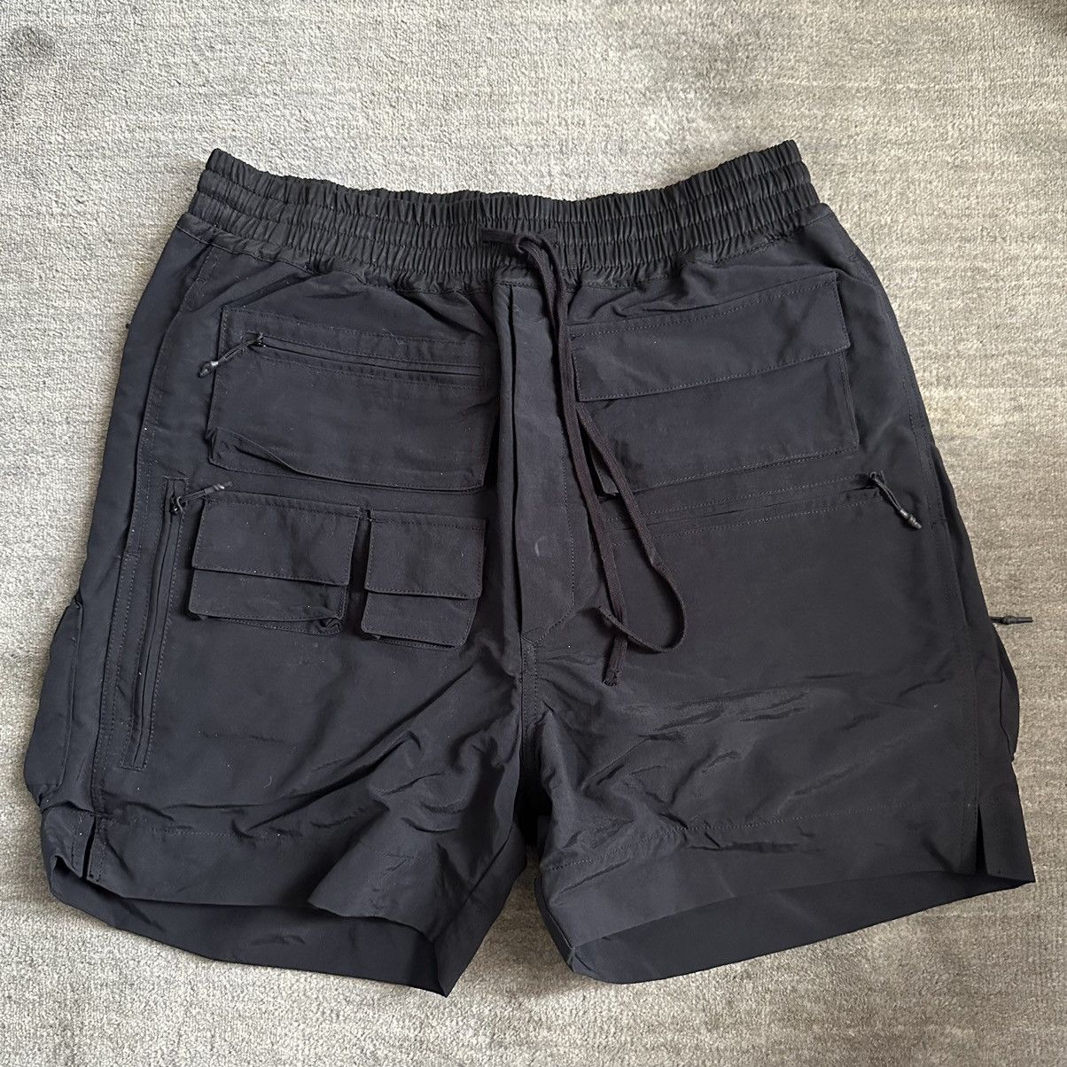 image of Who Is Jacov Jacov Utility Shorts (L) in Black, Men's (Size 33)