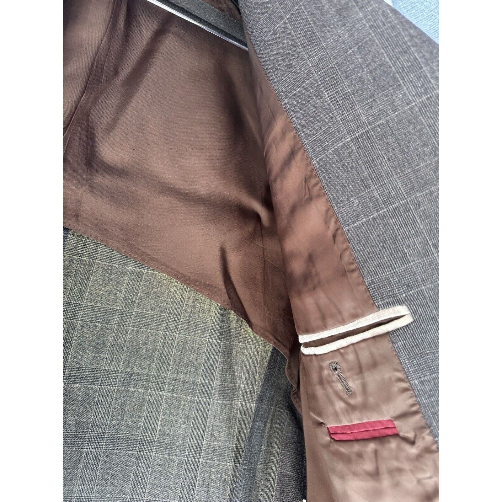 Brunello Cucinelli Brunello Cucinelli Blazer Jacket GlenPlaid 52/42 Unstructure Size 42R - 3 Thumbnail