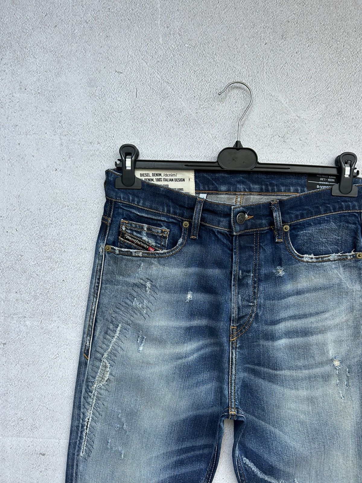 Diesel Diesel Premium destroyed denim man’s jeans Size US 29 - 4 Thumbnail