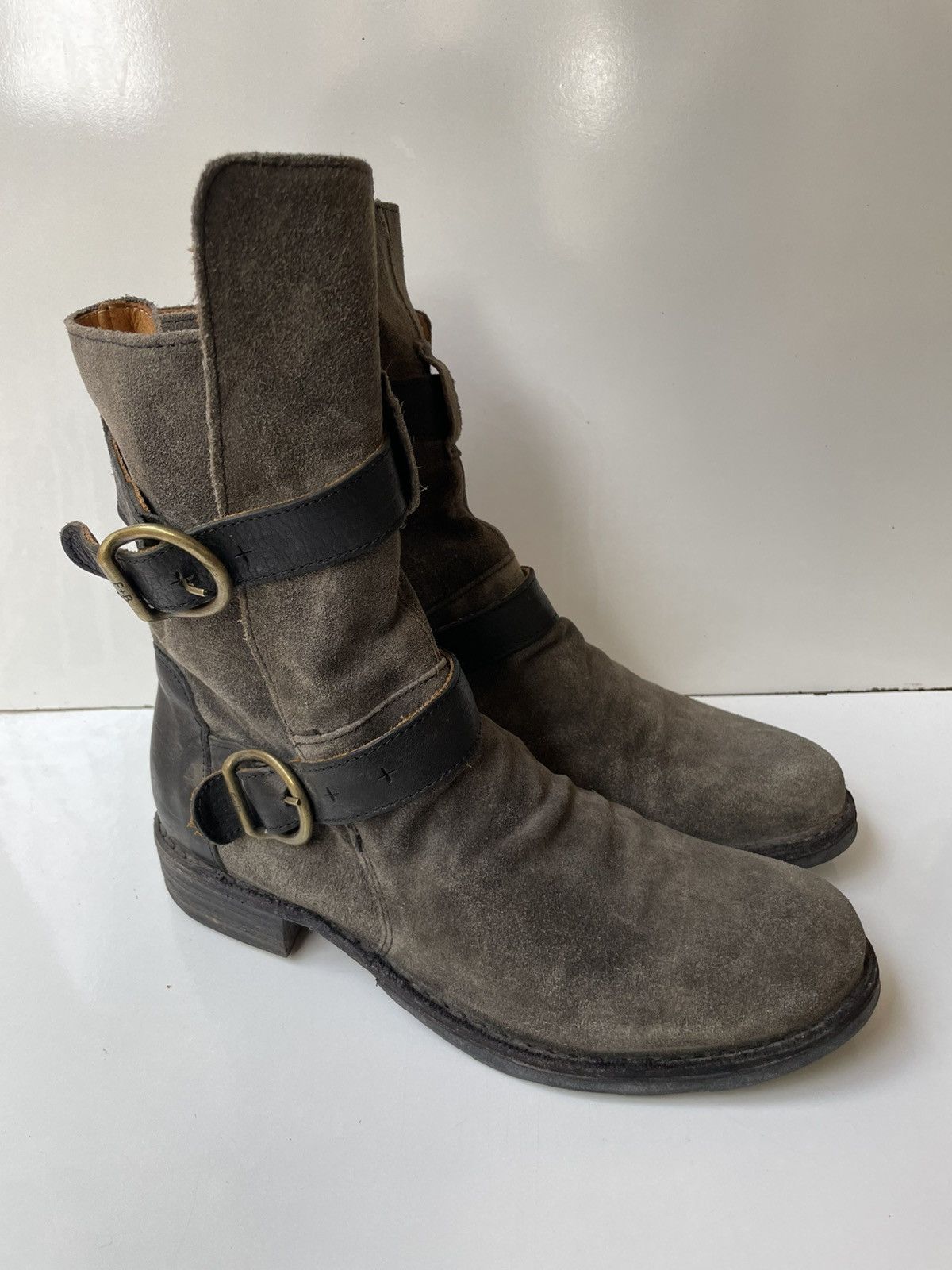 Fiorentini + Baker Fiorentini + Baker Eternity Gray Leather Women Boots EUR 36 Size US 6 / IT 36 - 1 Thumbnail