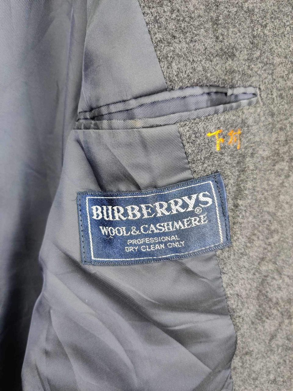 Burberry Vintage Burberrys Herringbone Wool Long Coat Size US L / EU 52-54 / 3 - 12 Thumbnail