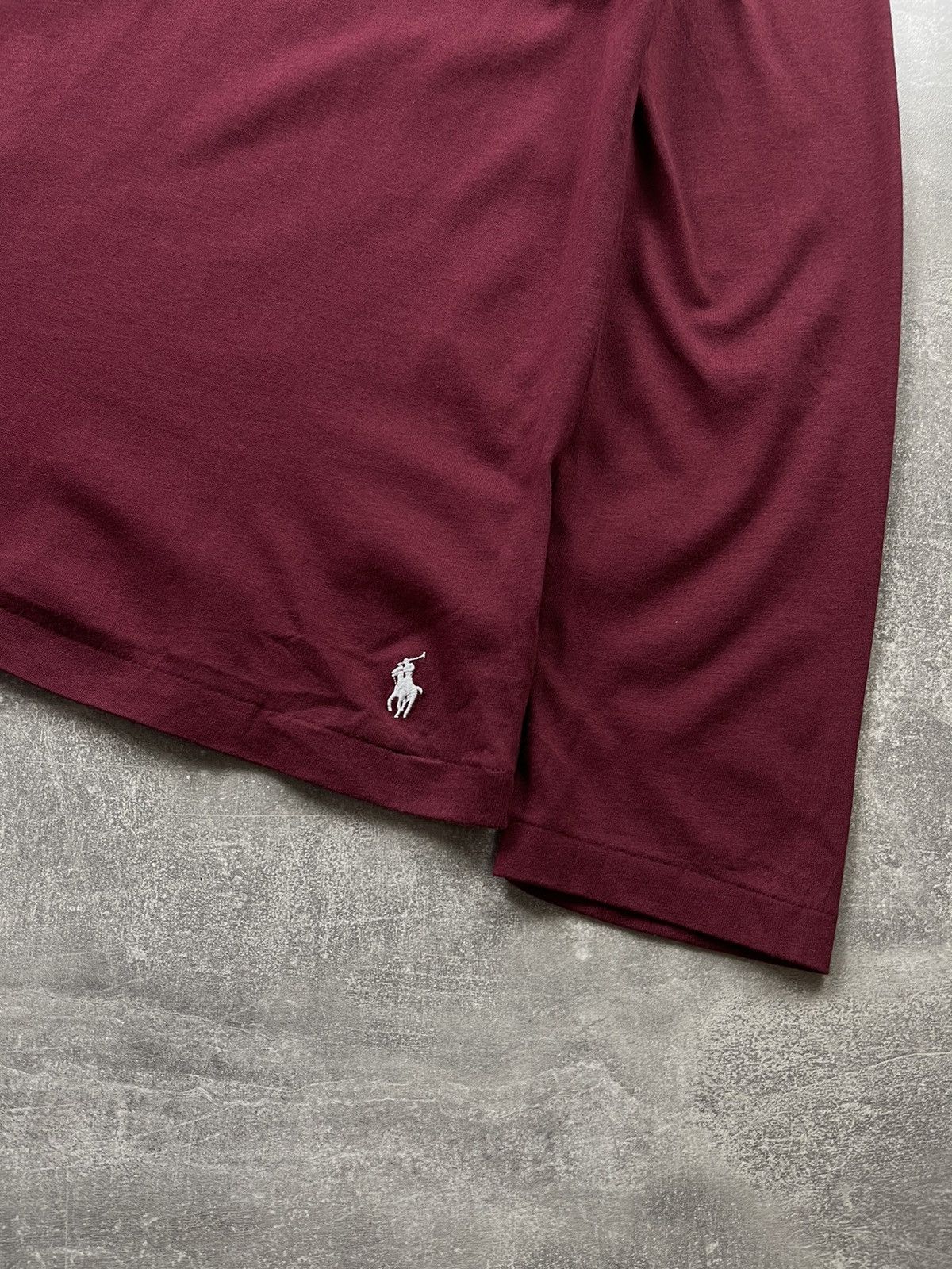 Polo Ralph Lauren Polo Ralph Lauren Burgundy Long Sleeve Logo Shirt Size US M / EU 48-50 / 2 - 3 Thumbnail