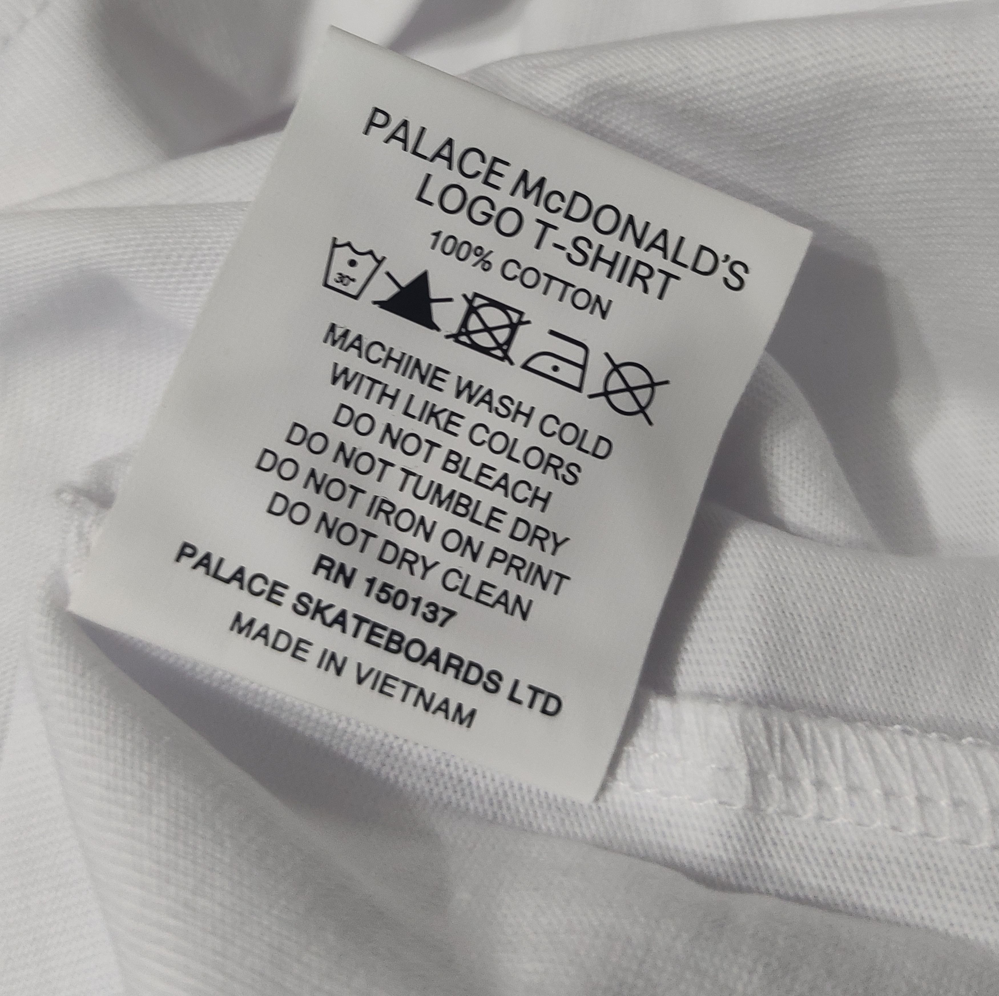 Palace Palace x McDonald's JERSEY T-SHIRT COTTON WITH BAG SIZE M Size US M / EU 48-50 / 2 - 5 Thumbnail