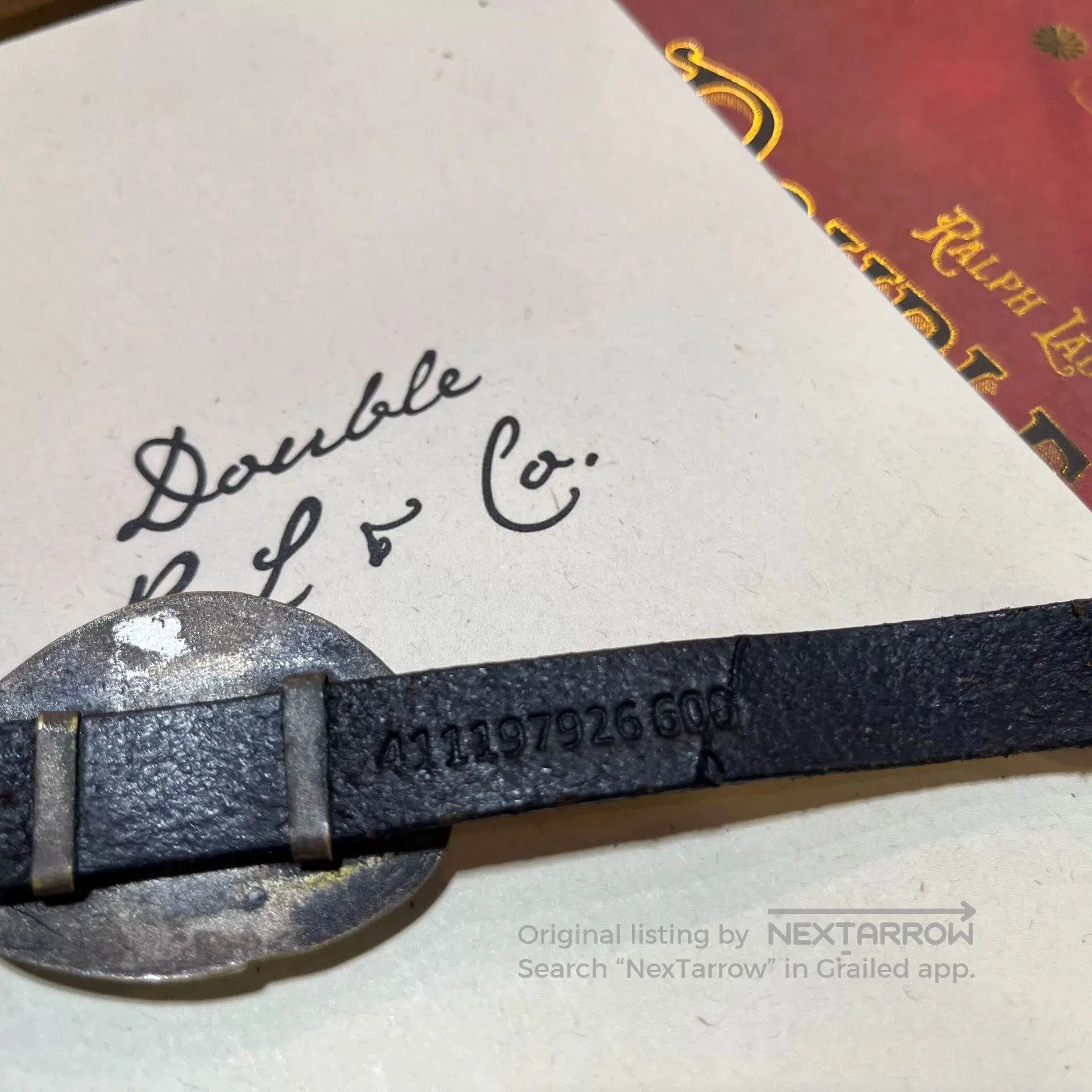 RRL Ralph Lauren rrl leather bracelet by Ralph Lauren. Size ONE SIZE - 4 Thumbnail