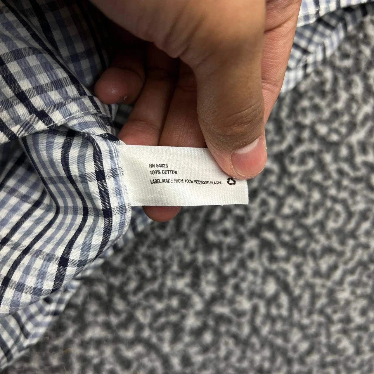 Gap Gap Button Up Shirt Men Gingham Non-Iron Collared Cotton L Size US L / EU 52-54 / 3 - 4 Thumbnail