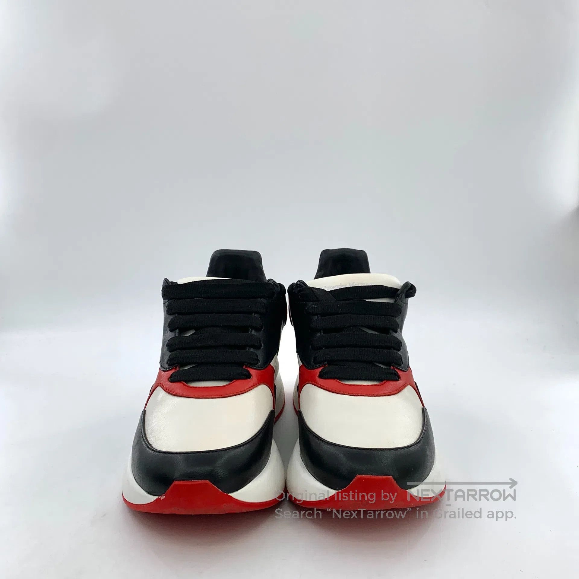 Alexander McQueen ALEXANDER MCQUEEN Contrast Color Laced Casual Flat Sneaker Size US 7.5 / EU 40-41 - 3 Thumbnail
