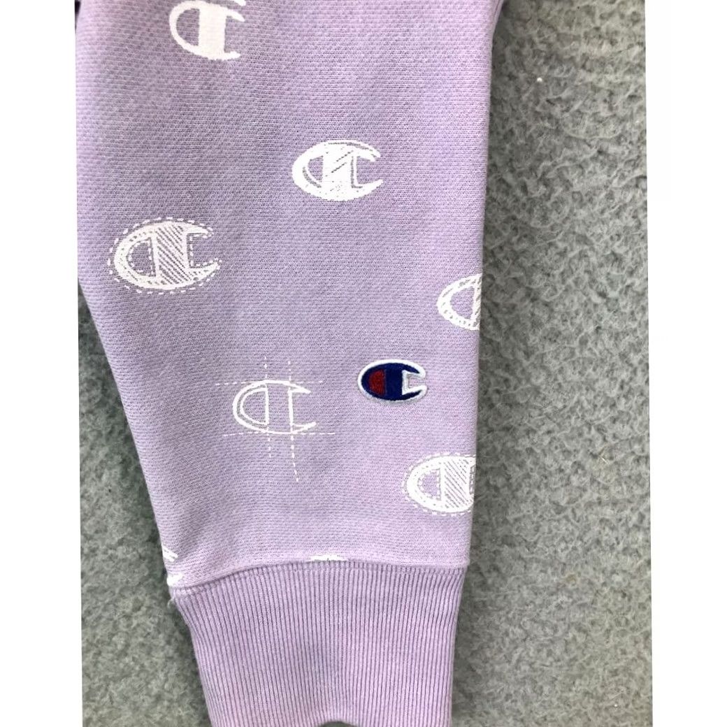 Champion Champion Sweatshirt Womens Medium Purple Crop Reverse Weave Pullover Logo Ladies Size M / US 6-8 / IT 42-44 - 6 Thumbnail