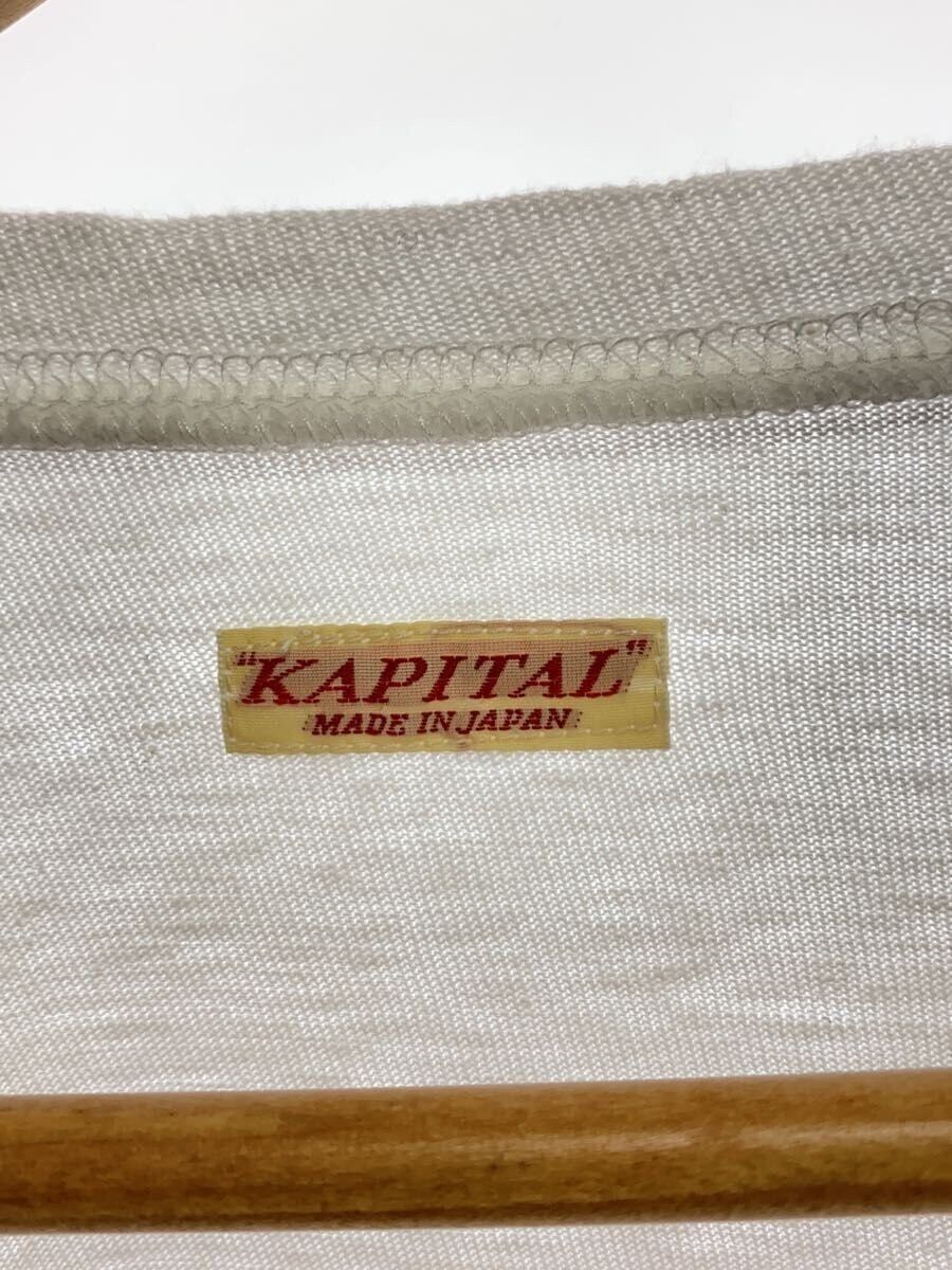 Kapital Smiley Elbow Raglan Long Sleeve Tee Size US XXL / EU 58 / 5 - 4 Thumbnail