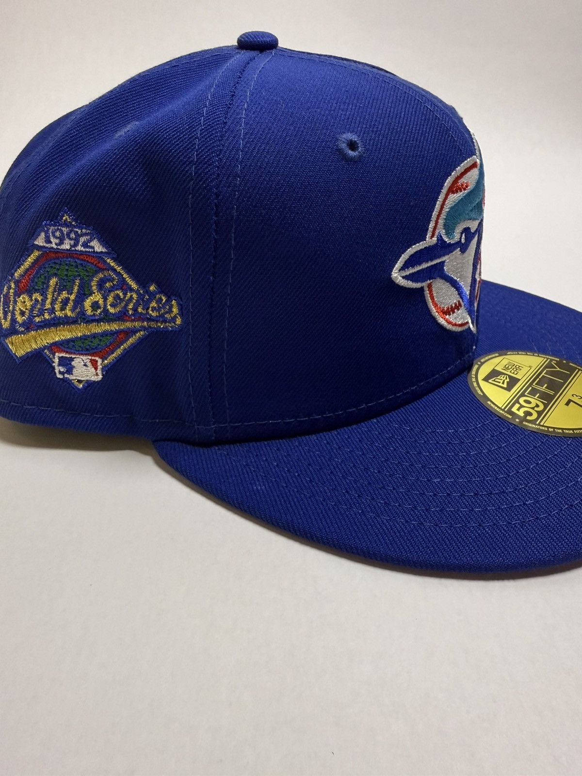 New Era NEW ERA TORONTO BLUE JAY BLUE 93 WS PATCH 59FIFTY FITTED HAT Size ONE SIZE - 8 Thumbnail