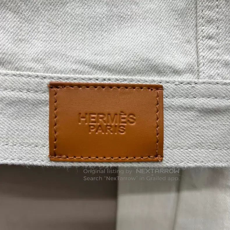 Hermes Hermes White Denim Jacket Size XS / US 0-2 / IT 36-38 - 3 Thumbnail