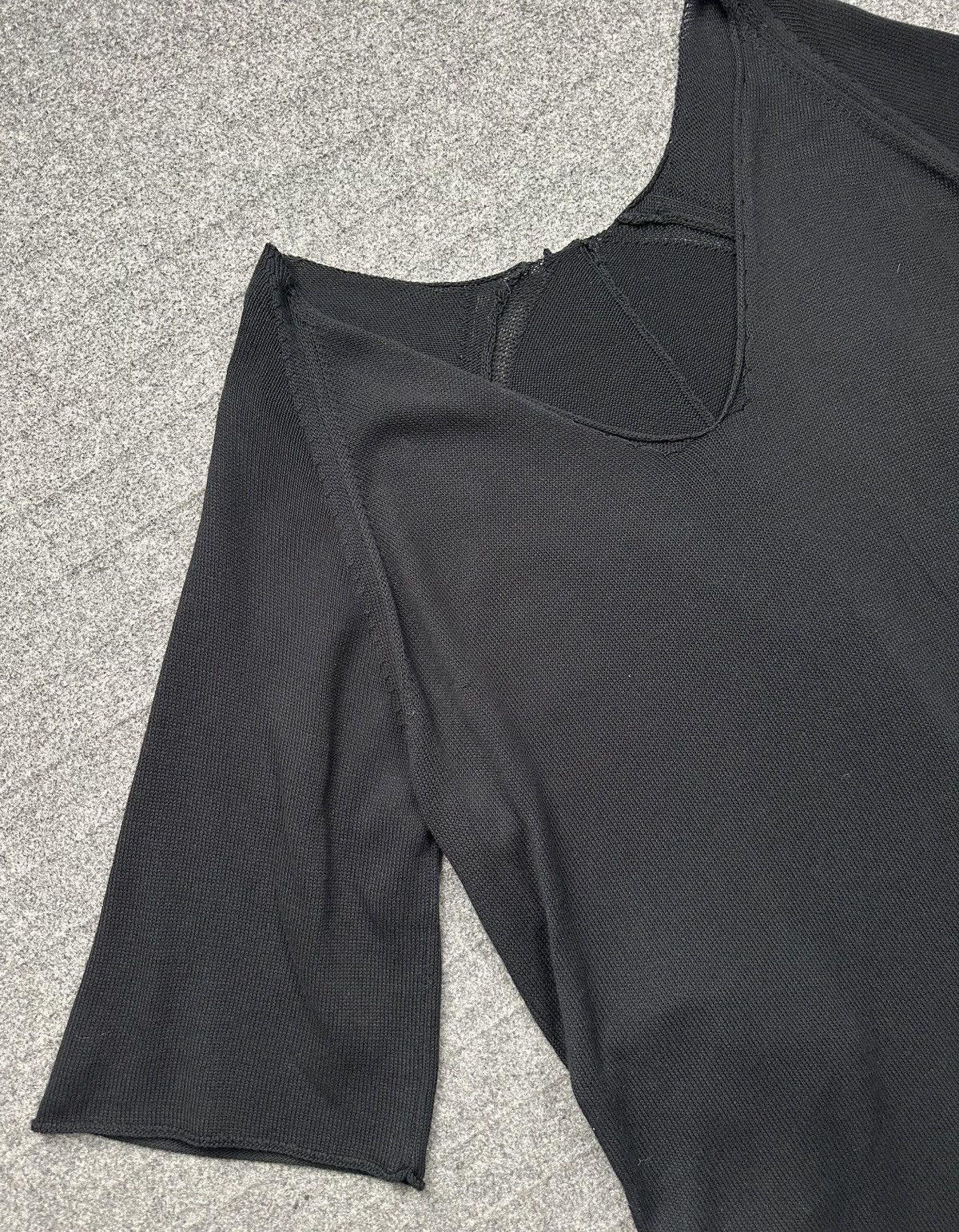 Yohji Yamamoto Yohji Yamamoto - Y’s A/W17 Acrylic Knitted V-Neck Long Dress Size XS / US 0-2 / IT 36-38 - 2 Thumbnail