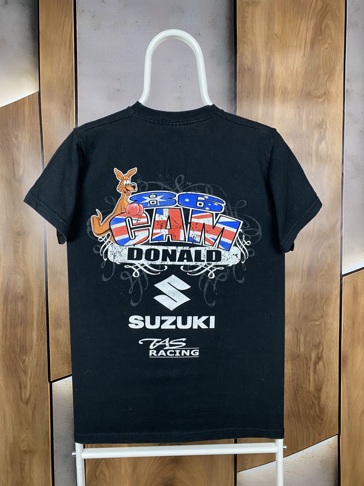 Vintage 🛣️Vintage 00s T-Shirt Suzuki Cameron Donald 86 Racing Tee🛣️ Size US S / EU 44-46 / 1 - 2 Thumbnail