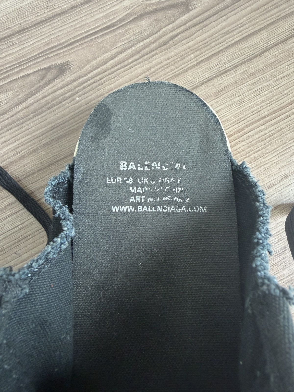 Balenciaga distress paris slip on mules Size US 6.5 / EU 39-40 - 8 Thumbnail