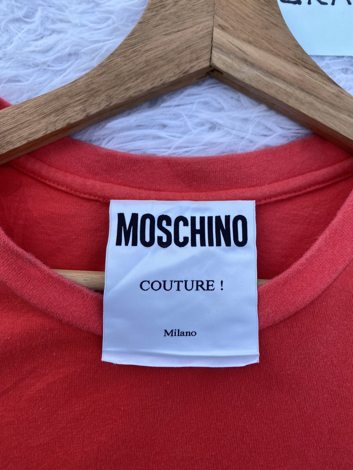 Moschino Rare MOSCHINO Couture Red Tshirt Size US M / EU 48-50 / 2 - 9 Thumbnail