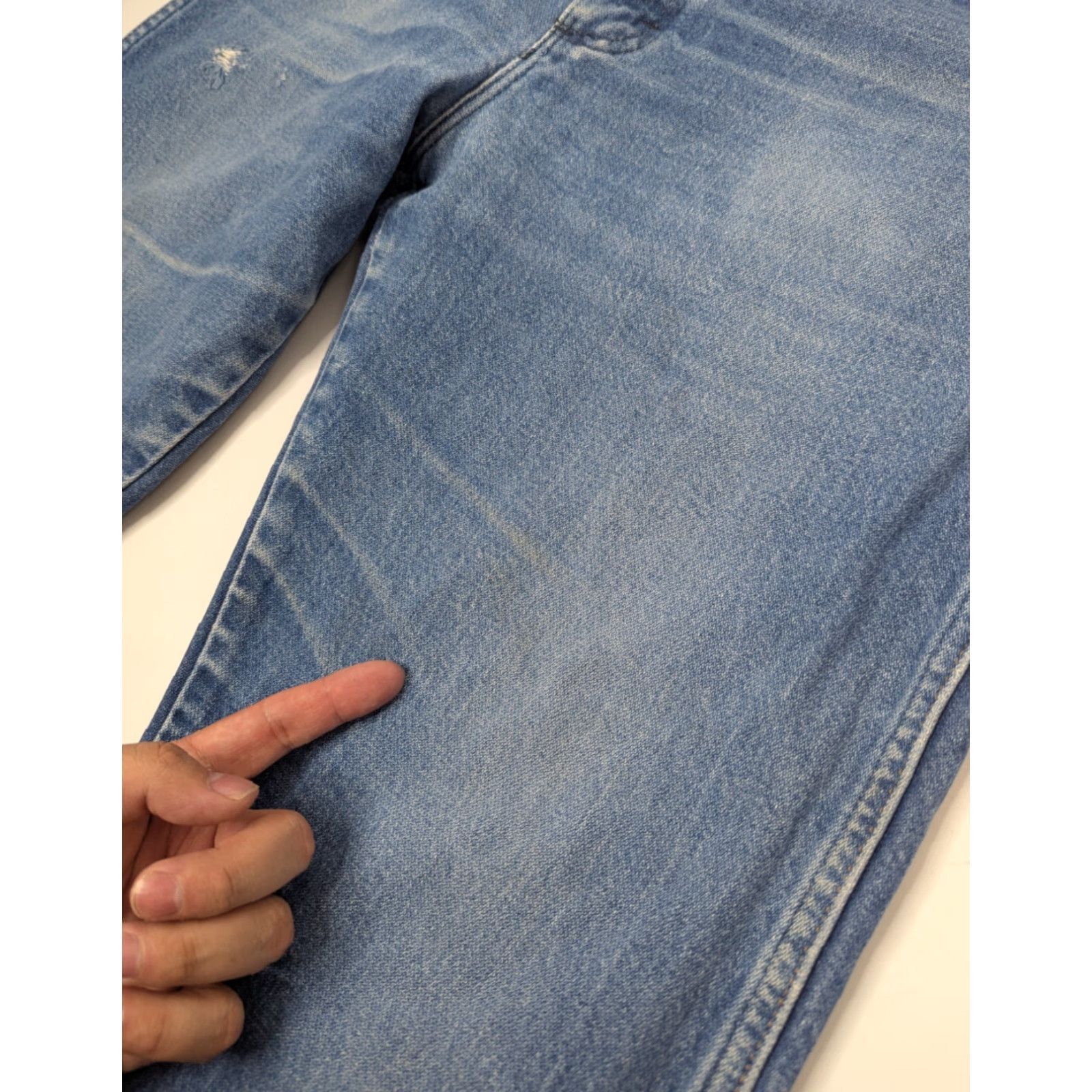 Wrangler VINTAGE Wrangler Jeans Men's 36x34 Cowboy Cut Bootcut Western Workwear Distressed 13MWZ jeans Size US 36 / EU 52 - 6 Thumbnail
