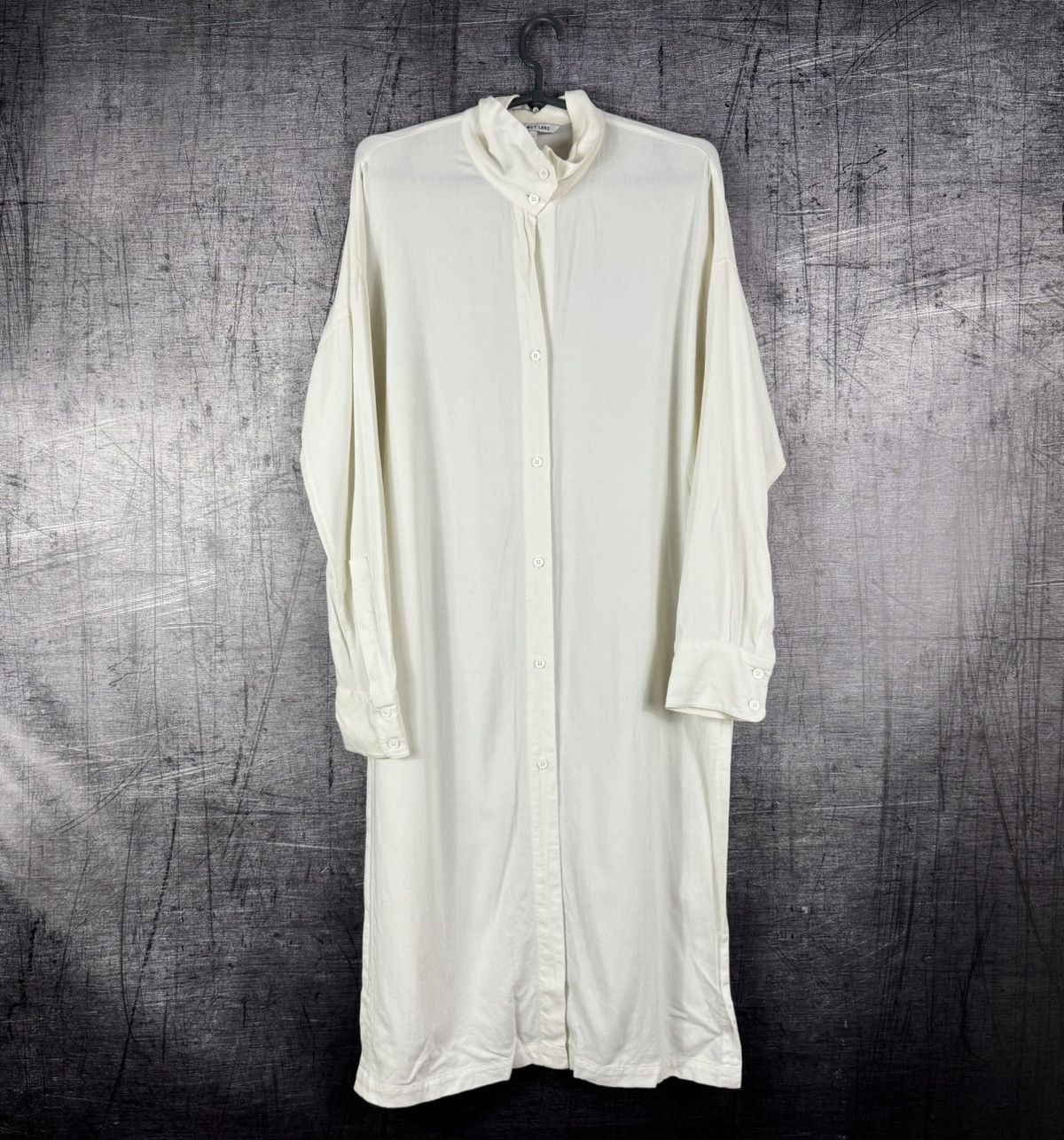 Vintage Helmut lang button maxi skirt long shirt avant-garde