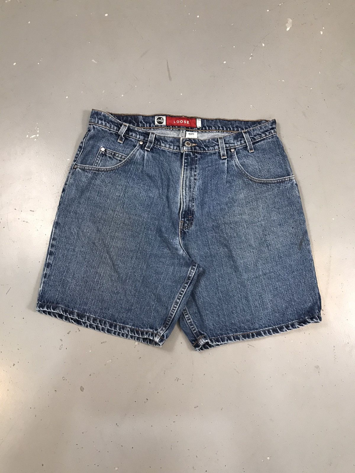 Levi's × Vintage Vintage Levi’s Strauss & co. silver tab denim jort Size US 38 / EU 54 - 1 Thumbnail