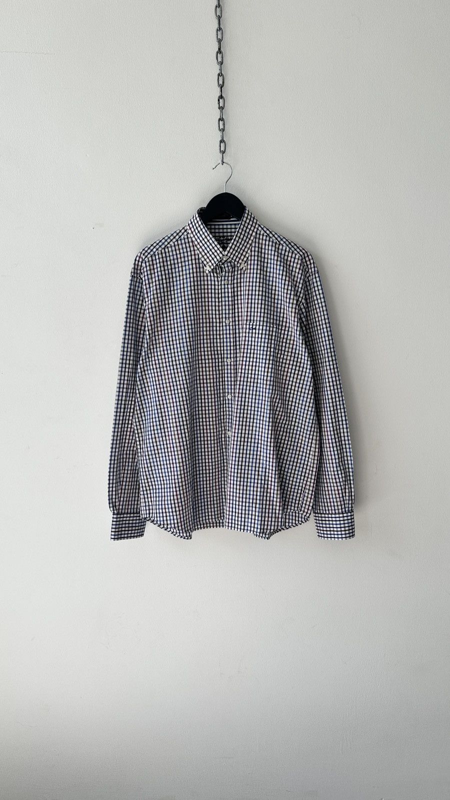 Paul & Shark Paul & Shark Yachting Shirt Check Button Down Made in Italy Size US XL / EU 56 / 4 - 1 Thumbnail