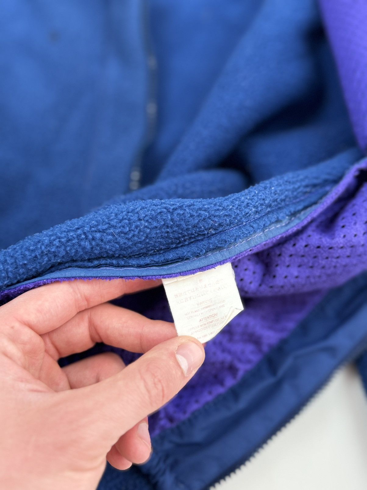 Patagonia 1990’s Vintage Patagonia Synchilla Blue Fleece Jacket Size US M / EU 48-50 / 2 - 14 Thumbnail