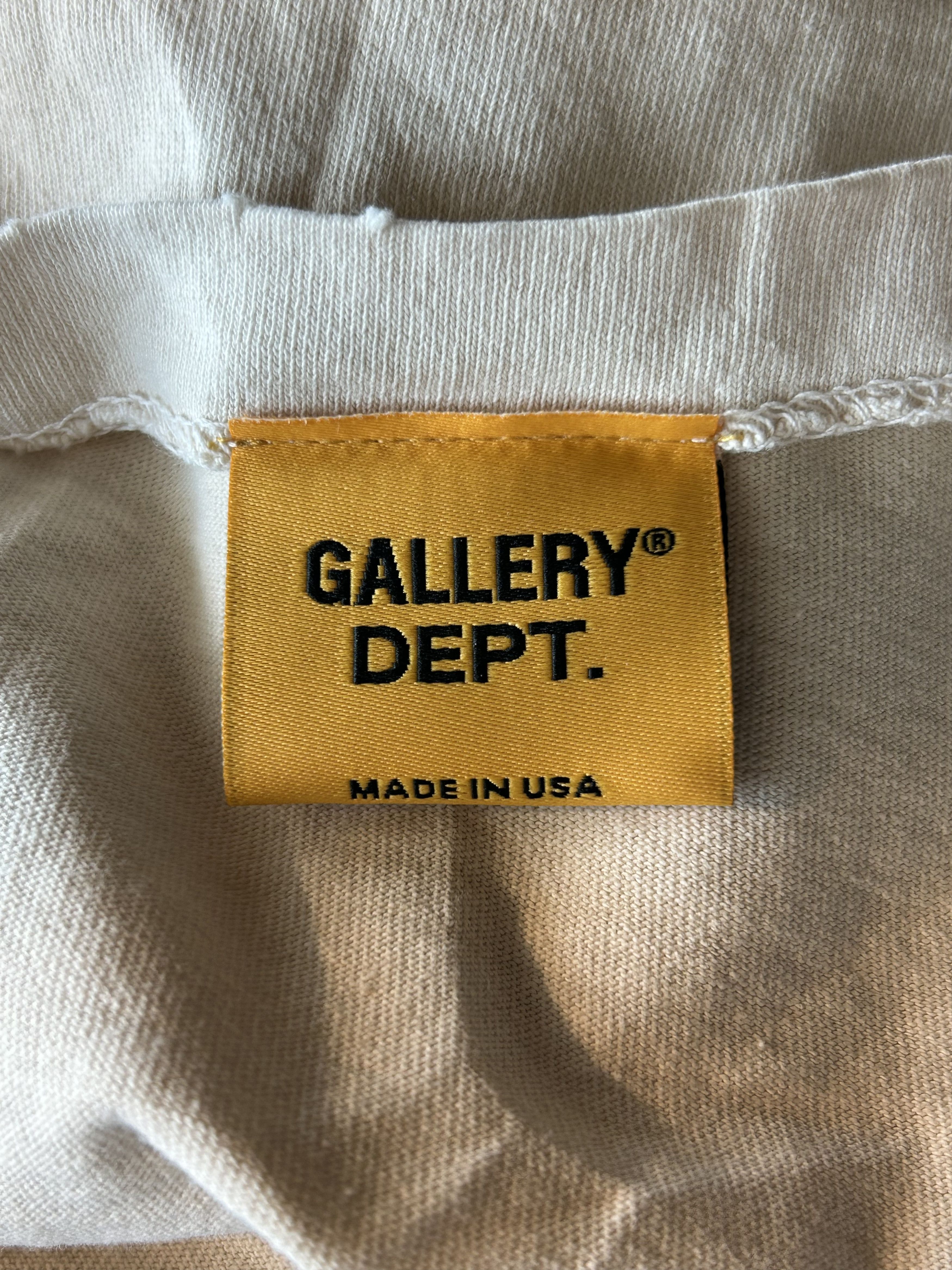 Gallery Dept. Antique White & Black Yesterday Was Tomorrow Logo T-Shirt Size US XS / EU 42 / 0 - 4 Thumbnail