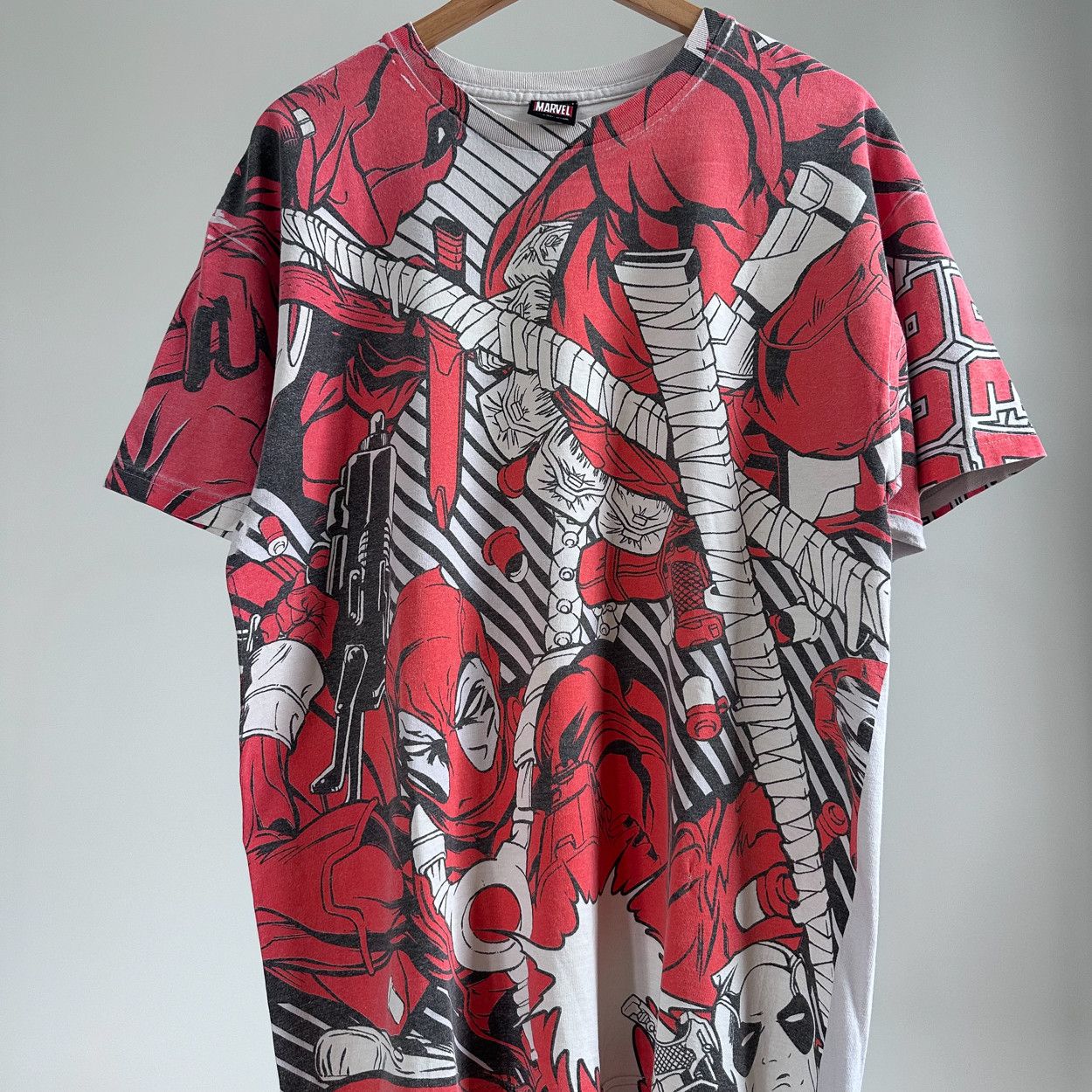 Vintage 2000s Deadpool over print marvel tag size XL Size US XL / EU 56 / 4 - 1 Thumbnail