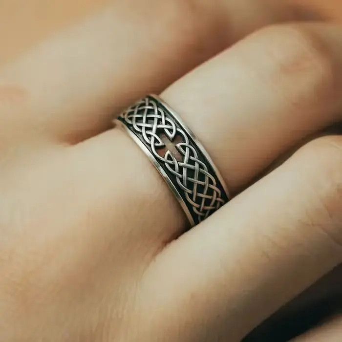 Jewelry Celtic Knot Biker Ring Size ONE SIZE - 4 Thumbnail