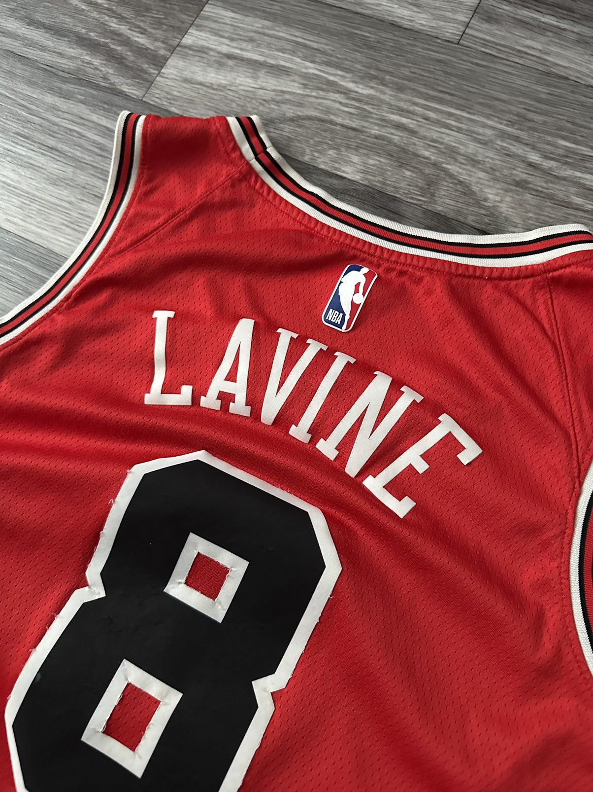 Nike × Vintage Nike Chicago Bulls Zach Lavine #8 Nba Basketball Jersey Size US XL / EU 56 / 4 - 7 Thumbnail