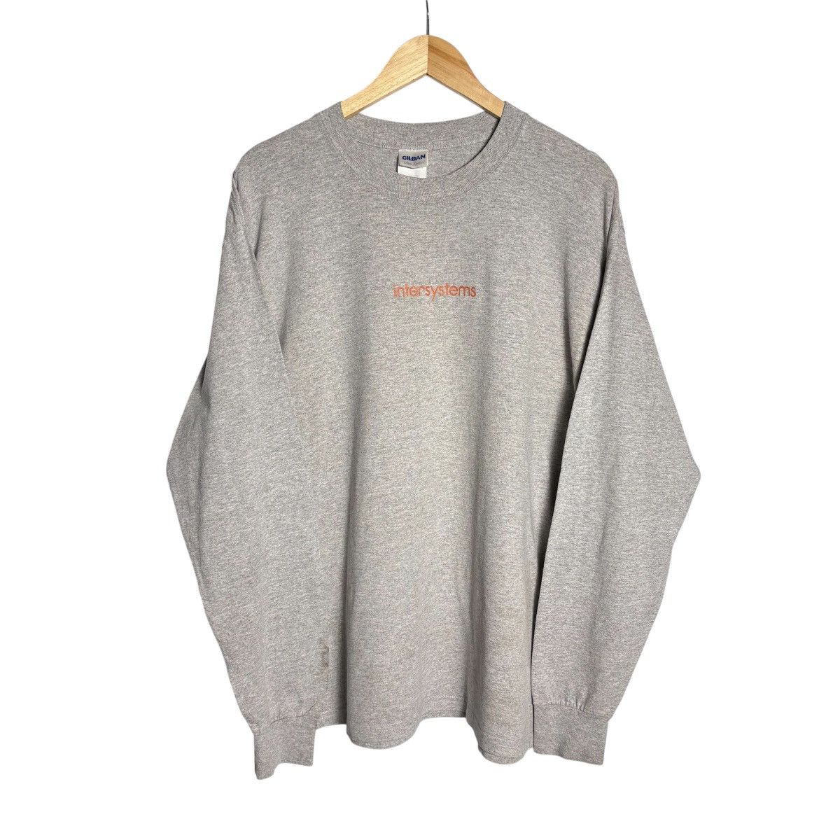 Vintage Vintage 00s Intersystems IT Long Sleeve T-Shirt / Apple Size US L / EU 52-54 / 3 - 1 Thumbnail