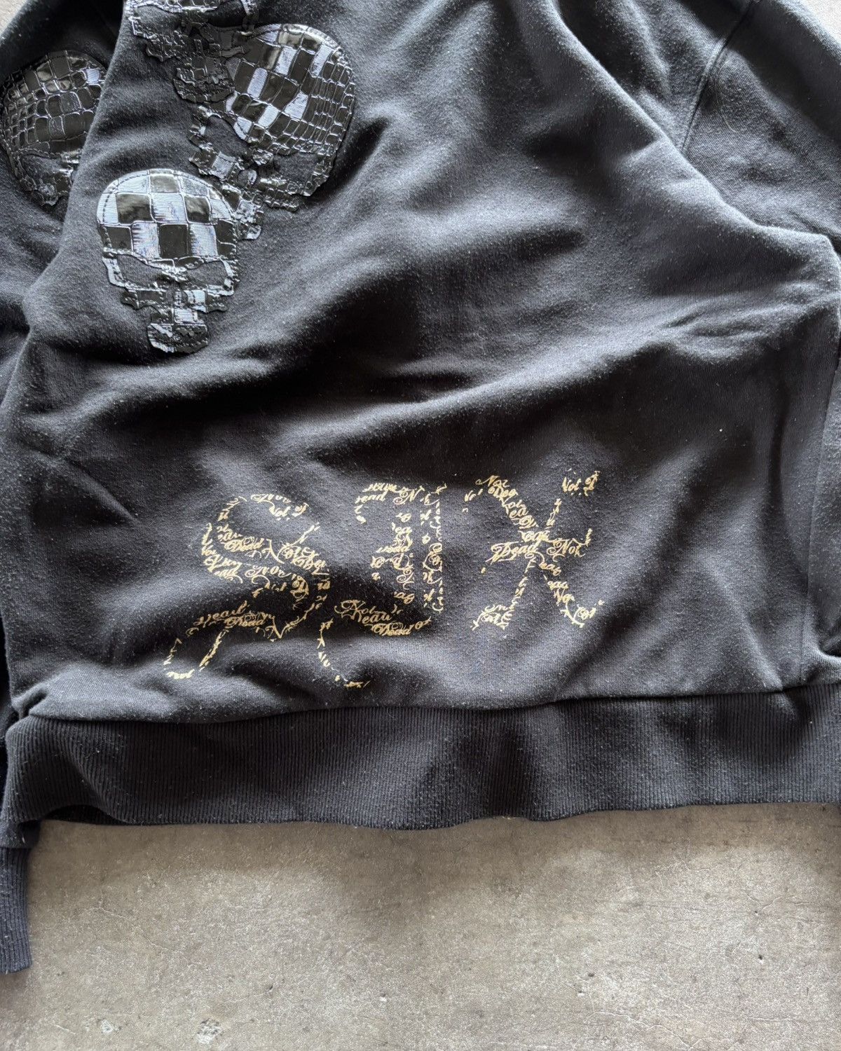 If Six Was Nine × Japanese Brand × KMRii 2000s Proto Type Poem Skull Ninja Hoodie Size US L / EU 52-54 / 3 - 7 Thumbnail