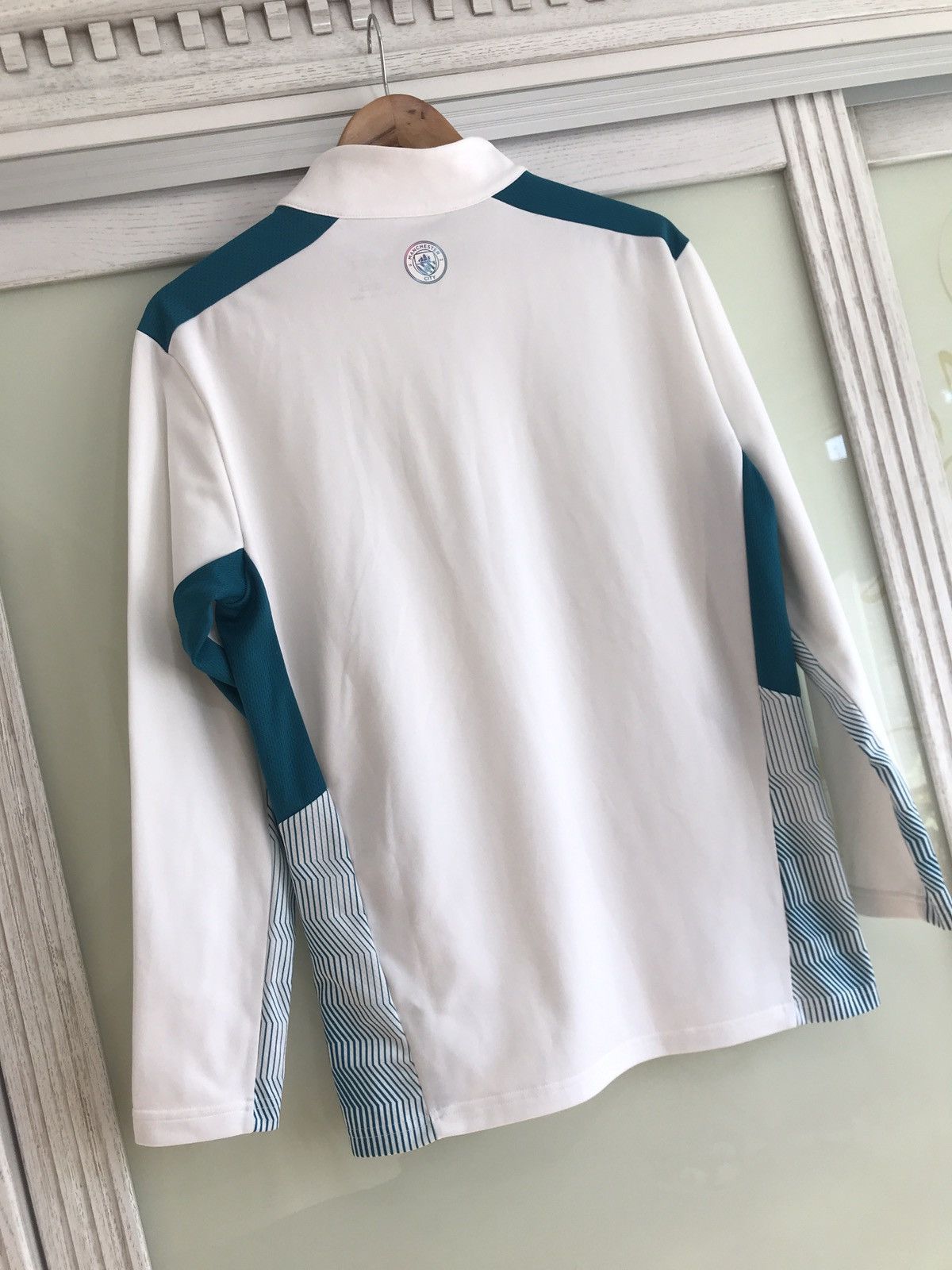 Puma Manchester City 2021 Training Long Sleeve Soccer Jersey Kit Size US M / EU 48-50 / 2 - 2 Thumbnail