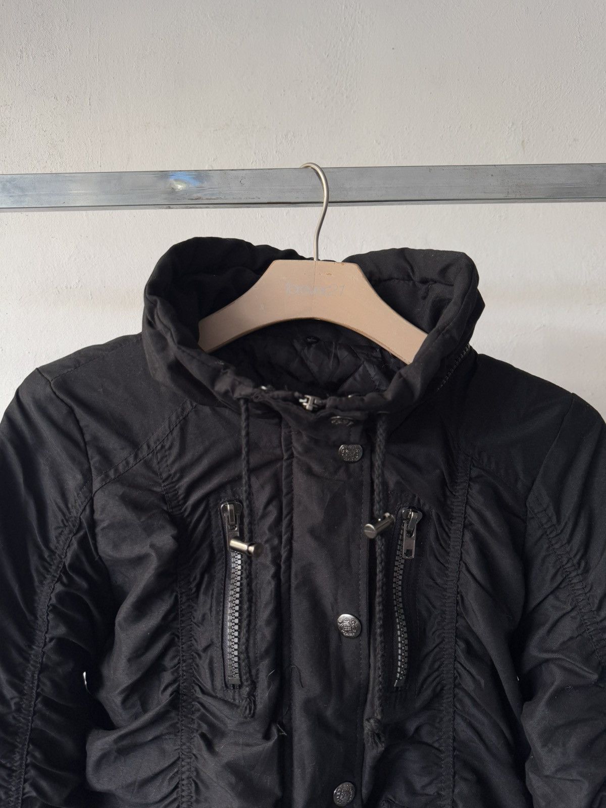 Japanese Brand Japanese Brand Like LGB Wrinkle Hooded Bondage Padded Jacket Size US L / EU 52-54 / 3 - 5 Thumbnail