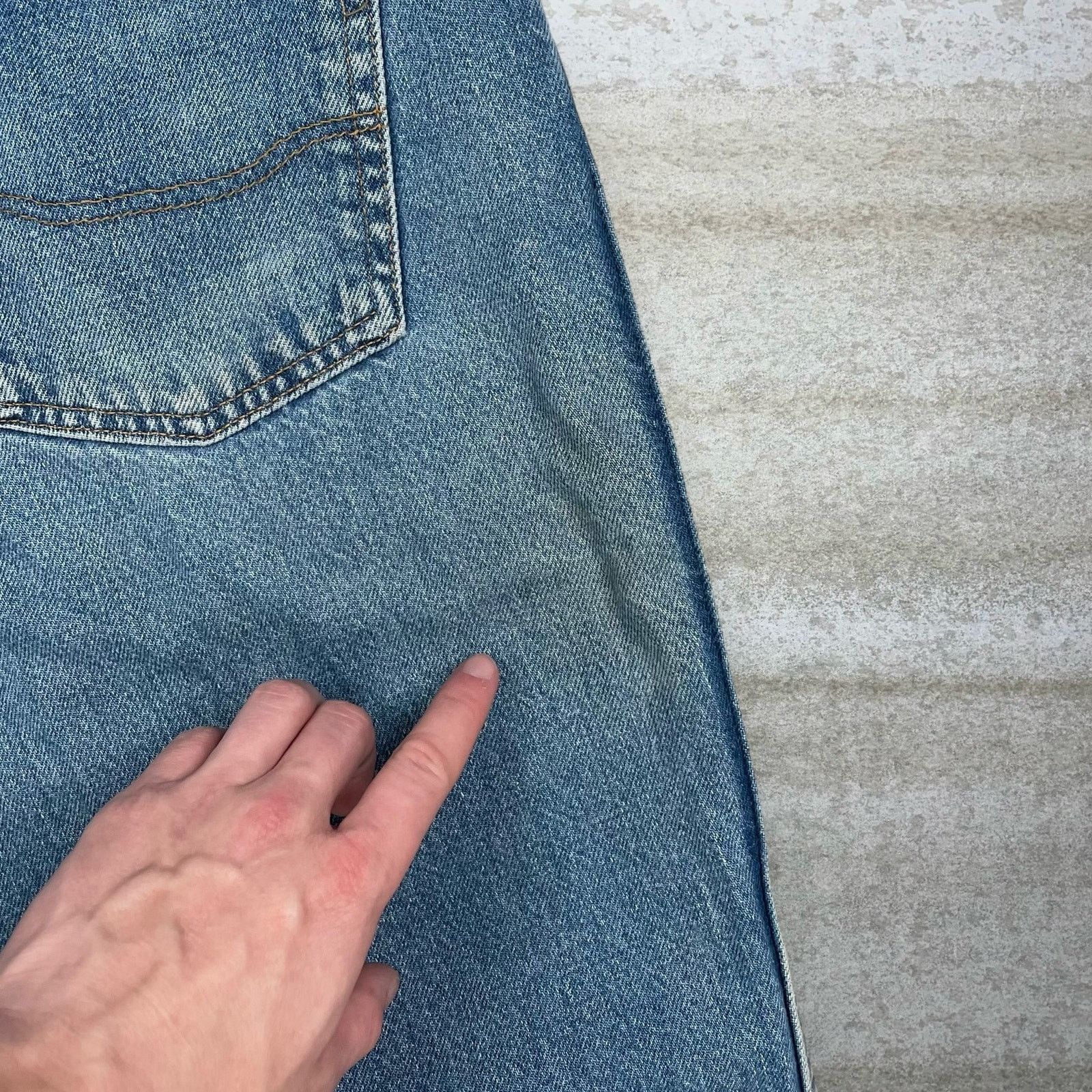 Dickies Vintage 90s Dickies Jeans 36x34 Relaxed Light Wash Work Wear Size US 36 / EU 52 - 6 Thumbnail