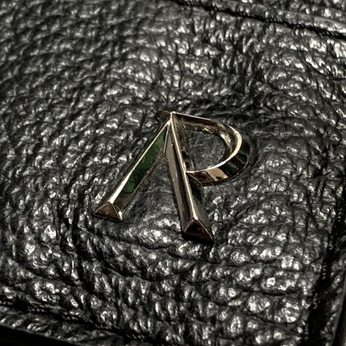 Represent Clo. Represent Cardholder Initial Black Leather Size ONE SIZE - 4 Thumbnail