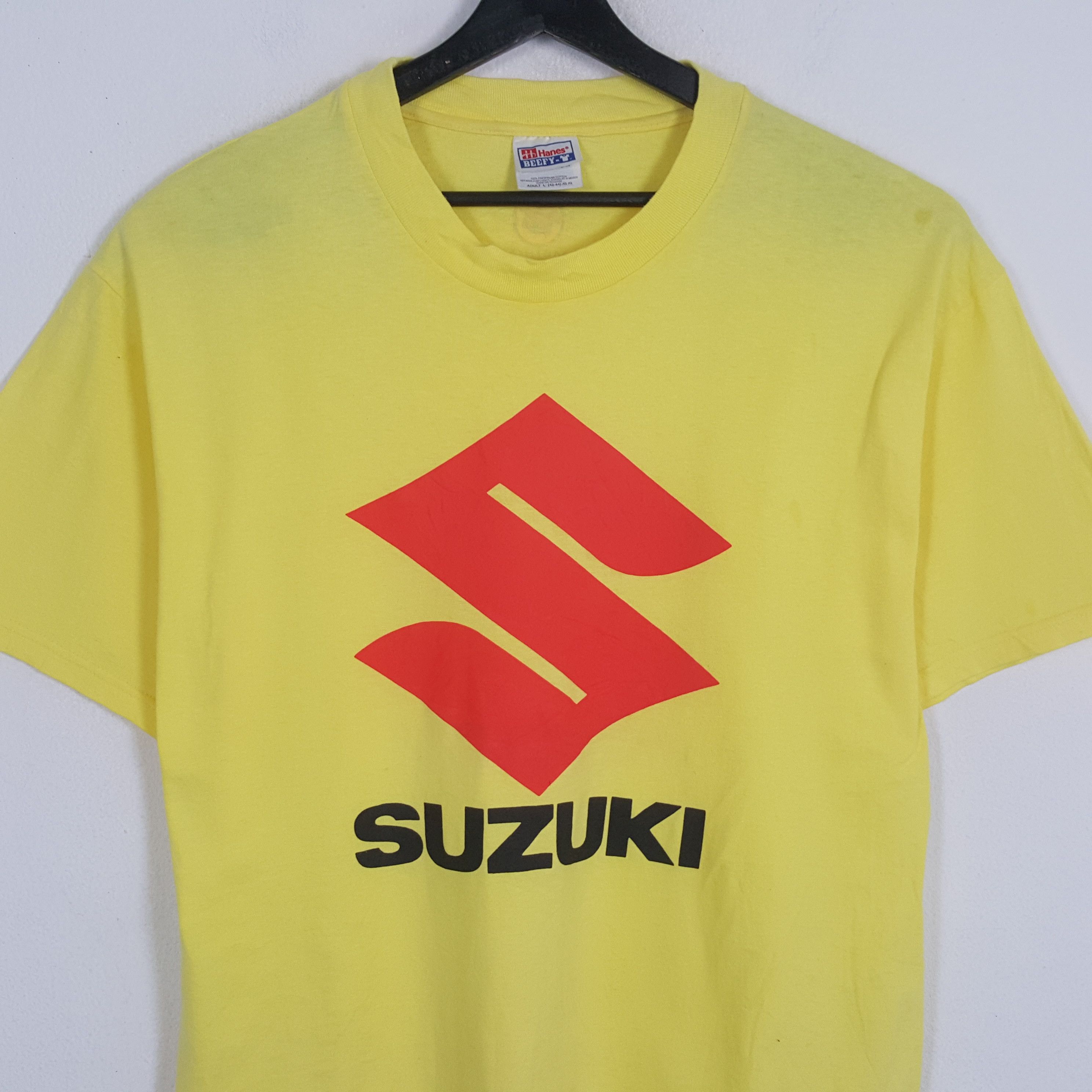 Japanese Brand × Vintage SUZUKI Big Logo Design Japanese Motorcycle Brand Tshirt Size US L / EU 52-54 / 3 - 2 Thumbnail