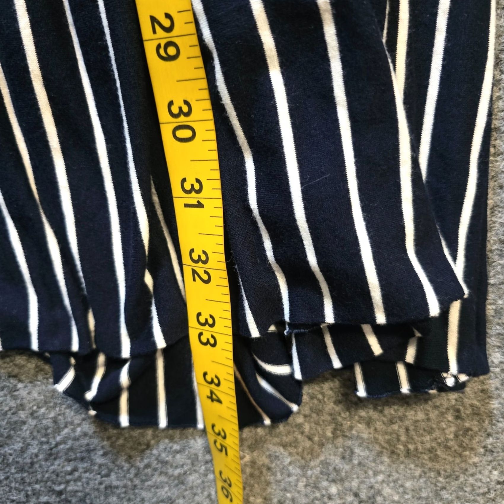 Bailey 44 Bailey 44 Dress Womens Size Small Blue Striped Ruffle Bottom Sleeveless Casual Dress Size 28" / US 6 / IT 42 - 5 Thumbnail