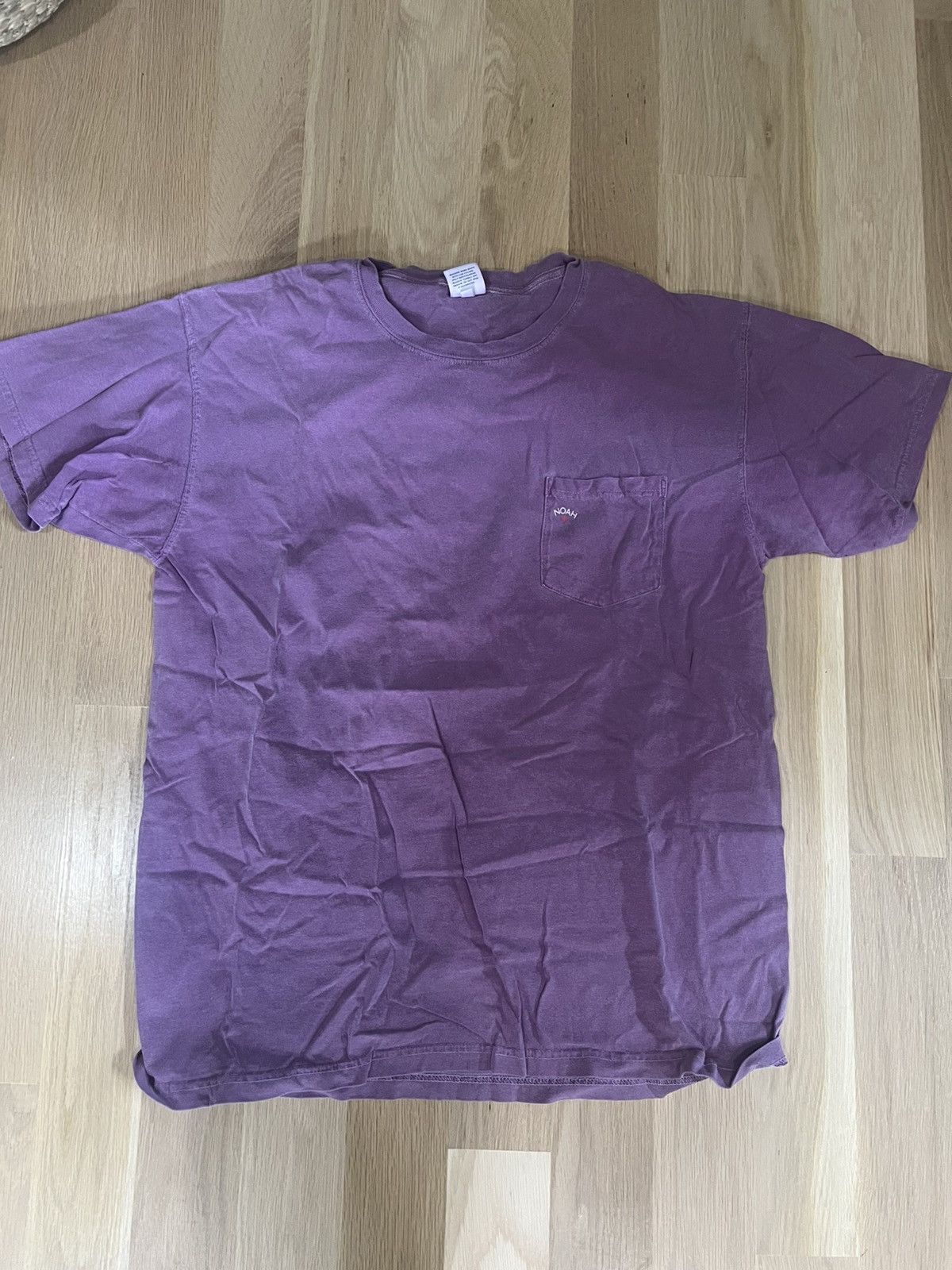 Noah Noah NYC Pocket T-Shirt Purple Sz L Size US L / EU 52-54 / 3 - 1 Thumbnail