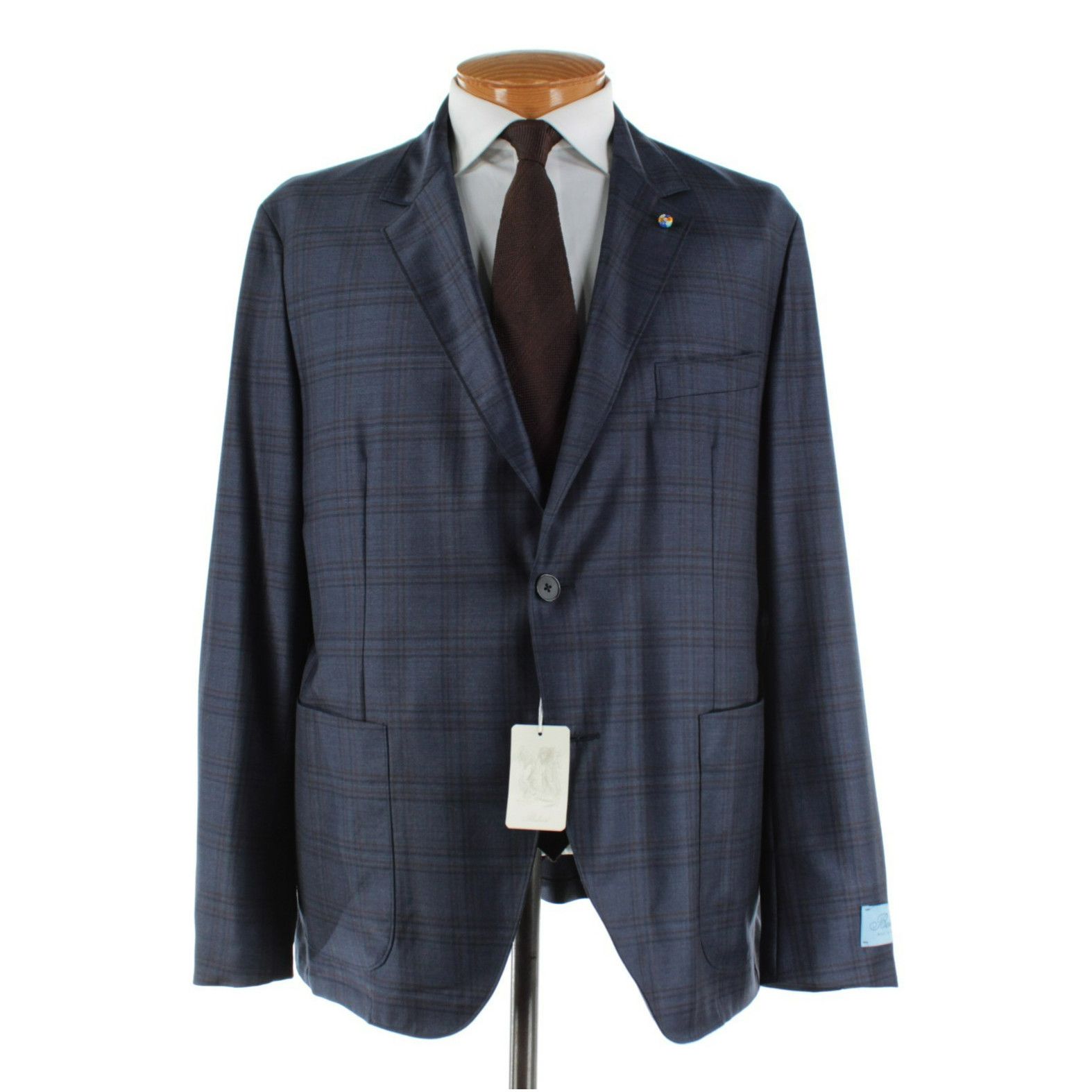 Belvest Belvest Sport Coat Size 50 Regular US in Blue Size 50R - 1 Thumbnail