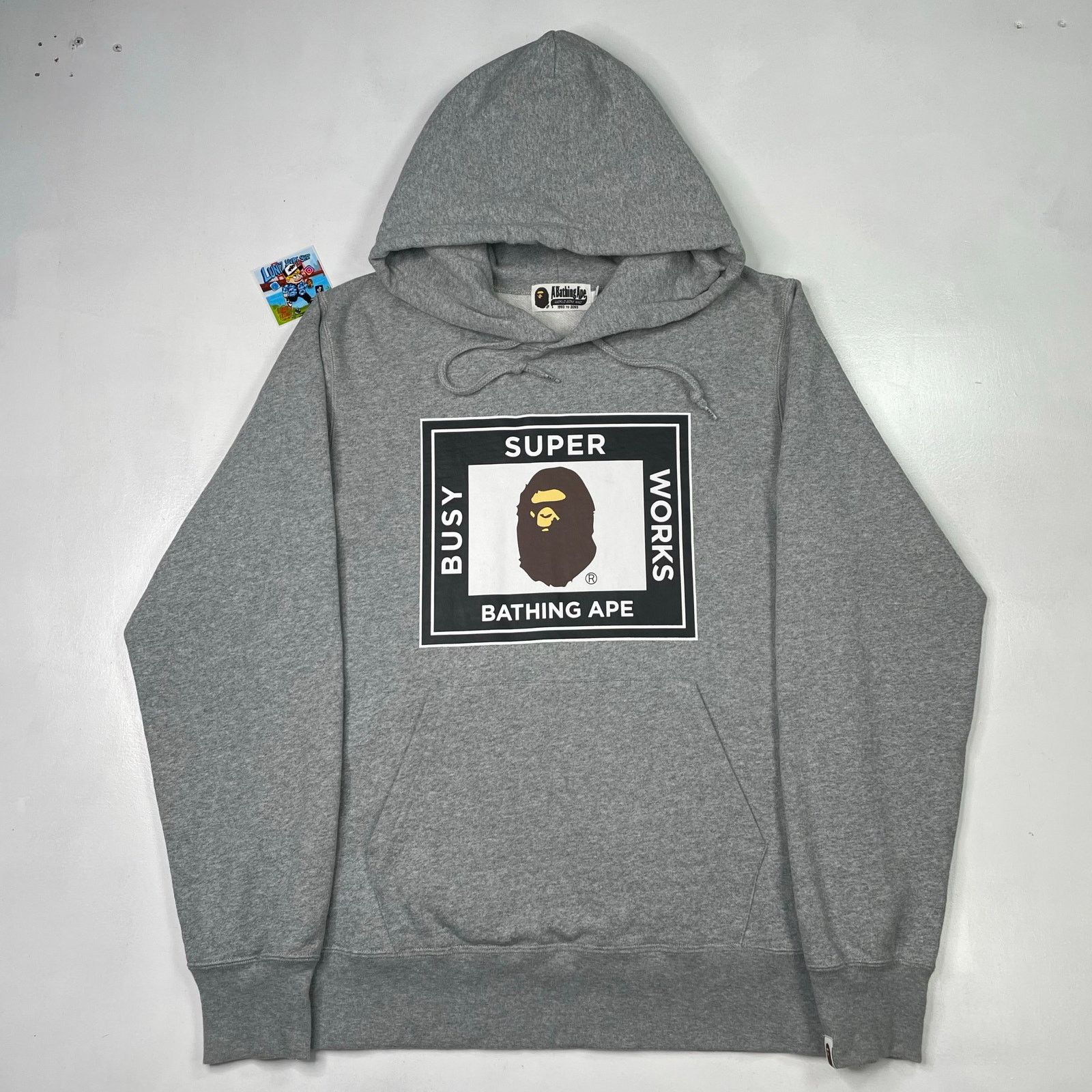 Bape BAPE Busy Super Works Pullover Hoodie Size US L / EU 52-54 / 3 - 1 Thumbnail