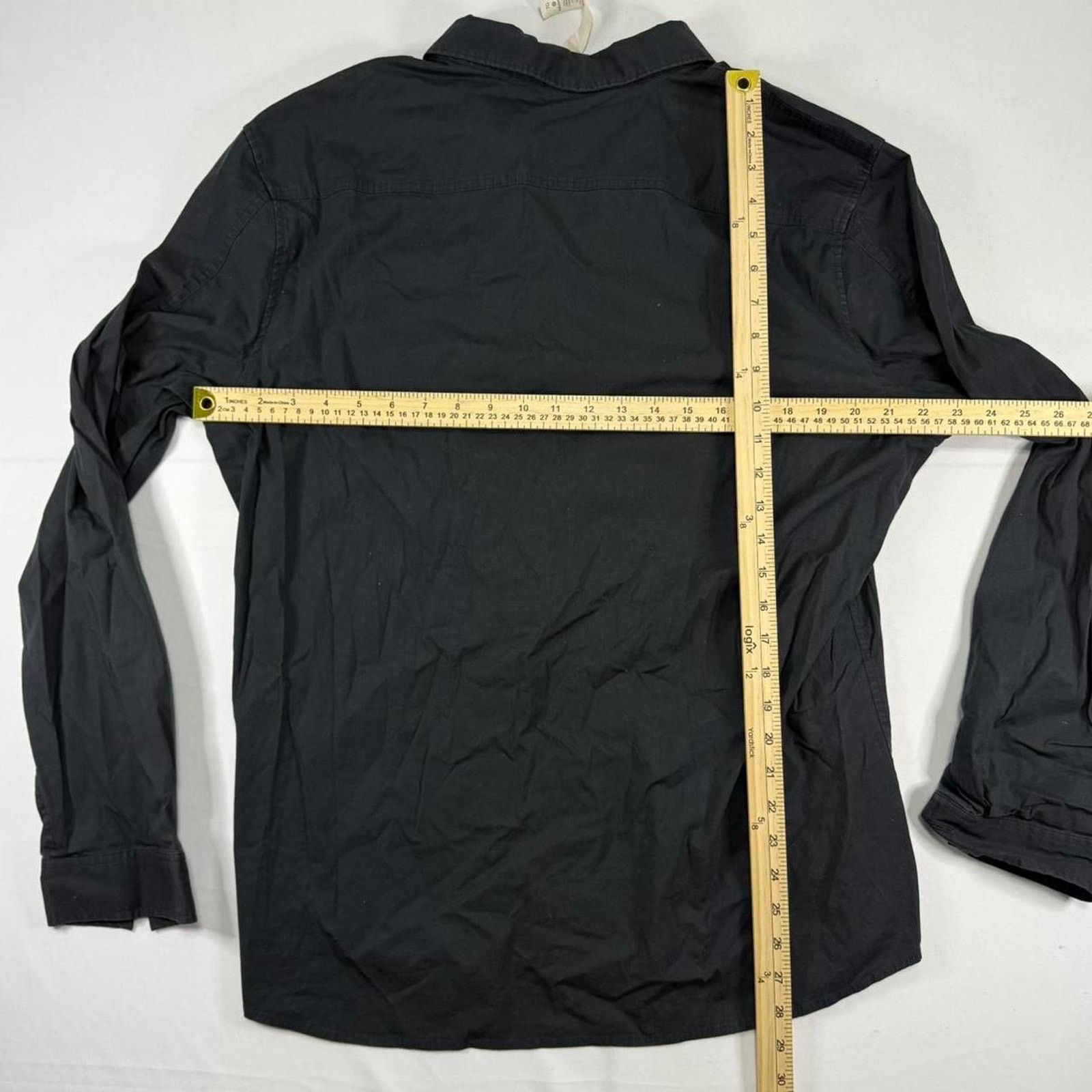 Lululemon Lululemon Black Long Sleeve Button Up Shirt Size XL Size US XL / EU 56 / 4 - 4 Thumbnail