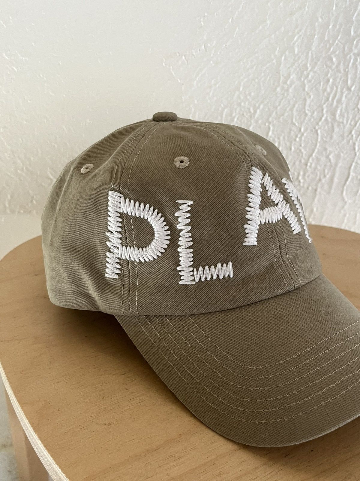 Cactus Plant Flea Market CPFM “PLANT” Stitch Cap (Grey/Beige) Size ONE SIZE - 2 Thumbnail