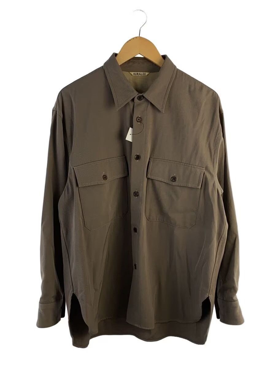 Auralee 🐎 Cargo Wool Shirt Size US XL / EU 56 / 4 - 1 Thumbnail