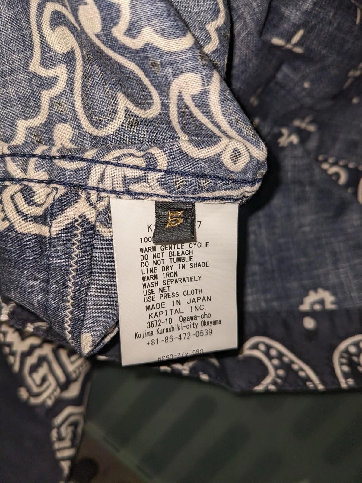 Kapital Kapital Patchwork Bandana Jacket Navy Size 5 Size US XXL / EU 58 / 5 - 7 Thumbnail
