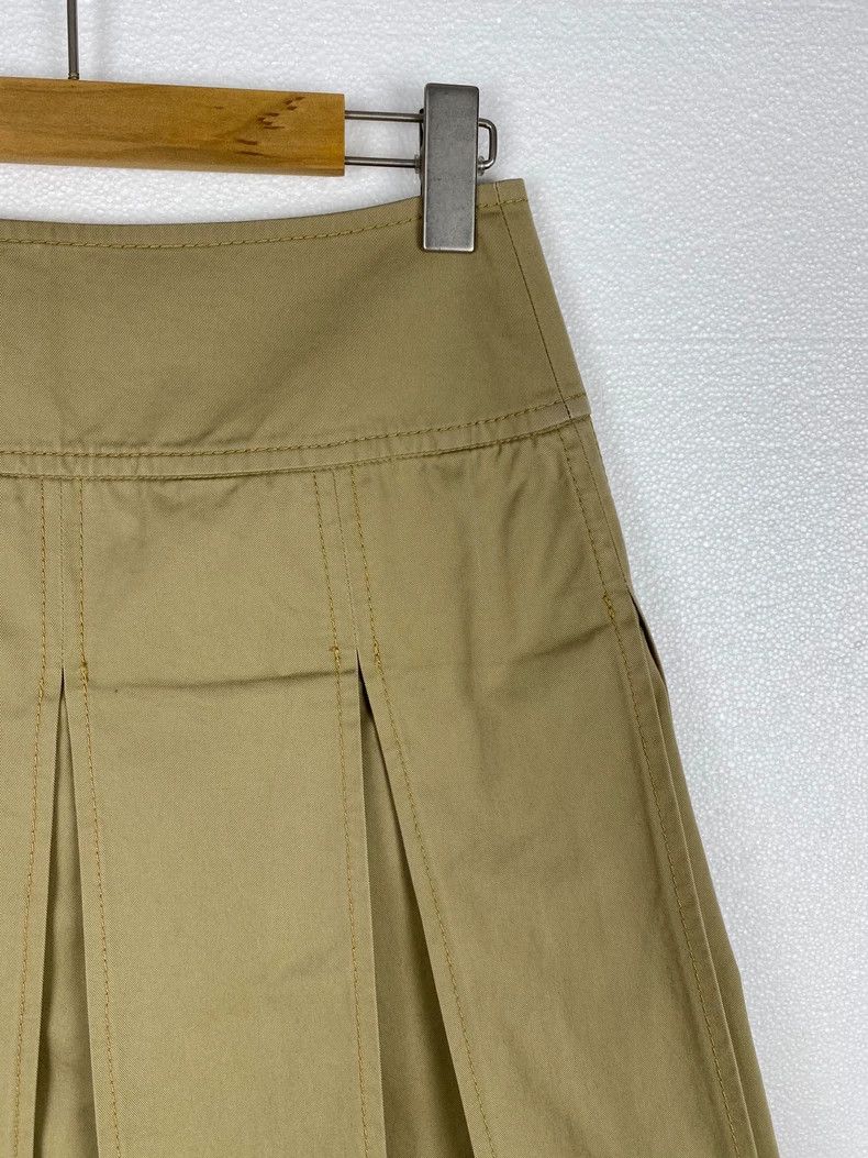 Comme des Garcons Comme Des Garcons size S Khaki zip-up pleated skirt Size 24" / US 00 / IT 34 - 7 Thumbnail