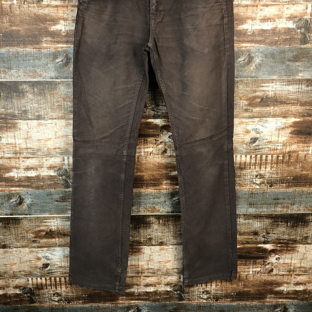 Japanese Brand Cau ooo Brown vintage Casual Pants #A1425 Size US 30 / EU 46 - 3 Thumbnail