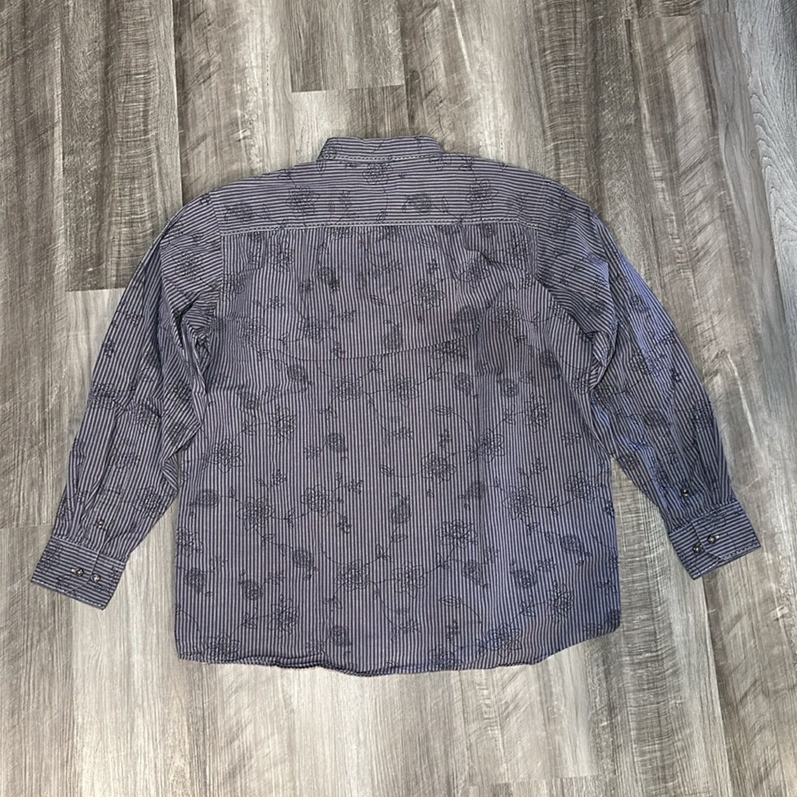 BUGATCHI Bugatchi Uomo Floral Long Sleeve Button Down - 2XL Size US XXL / EU 58 / 5 - 3 Thumbnail