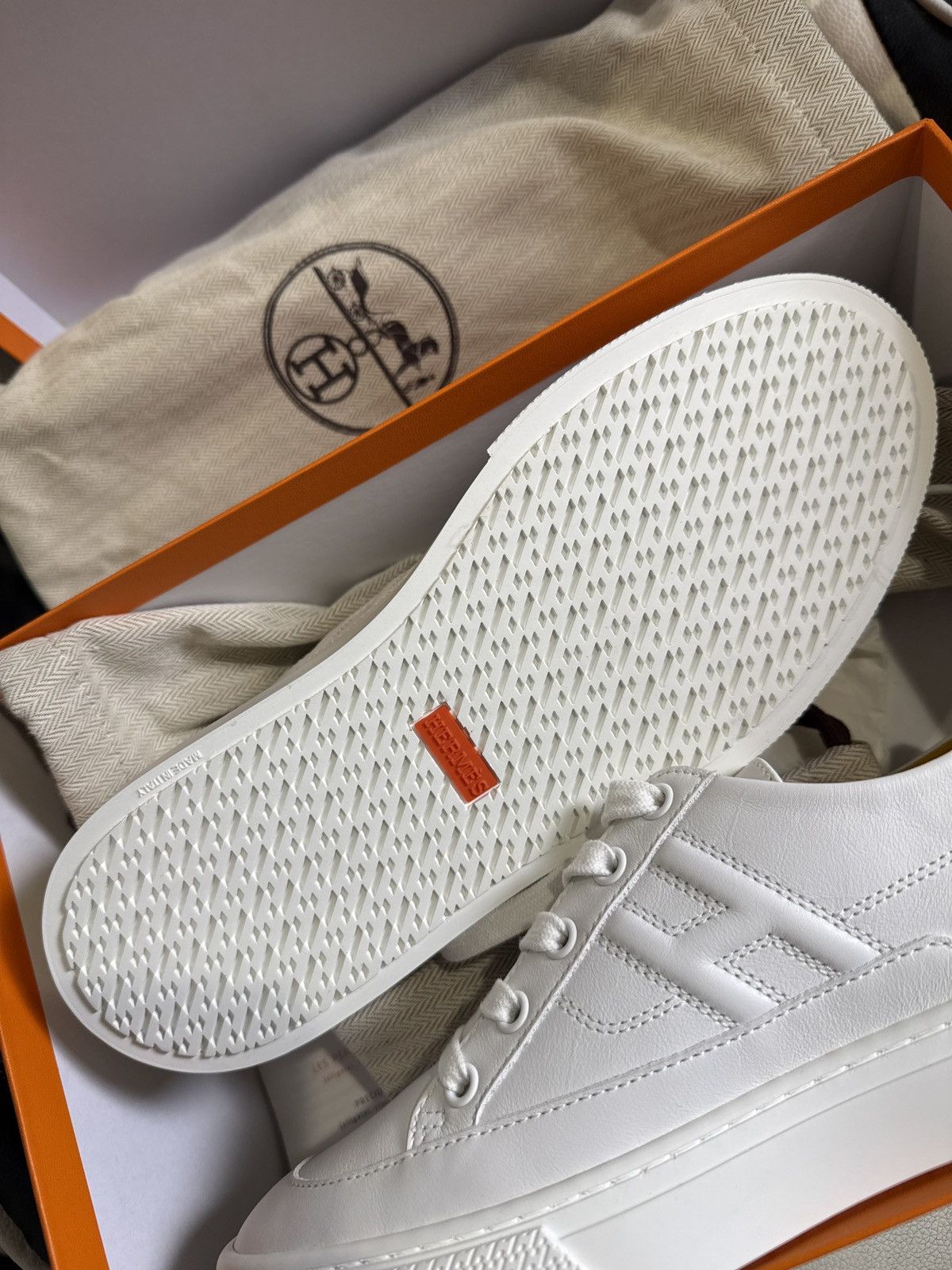 Hermes Matte Niloticus Crocodile Calfskin Deep Sneakers Size US 7 / IT 37 - 5 Thumbnail