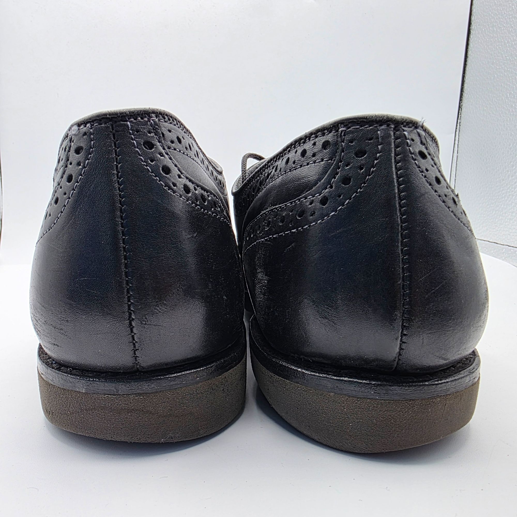 Allen Edmonds Allen Edmonds Road Warrior Mens Size 9.5 Black Wing Tip Brog Size US 9.5 / EU 42-43 - 5 Thumbnail