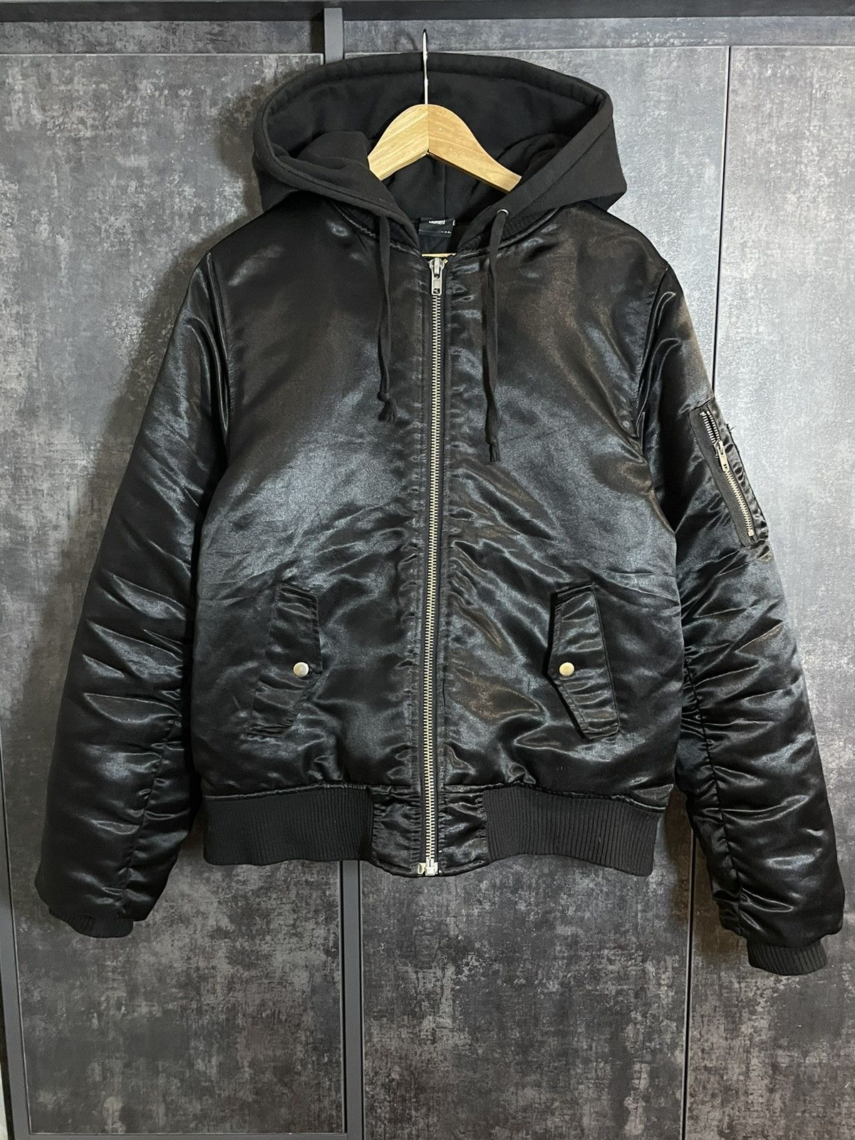 Japanese Brand Crazy Bomber Jacket Sua Moment Vetements Alpha Style Hype Size US L / EU 52-54 / 3 - 14 Thumbnail