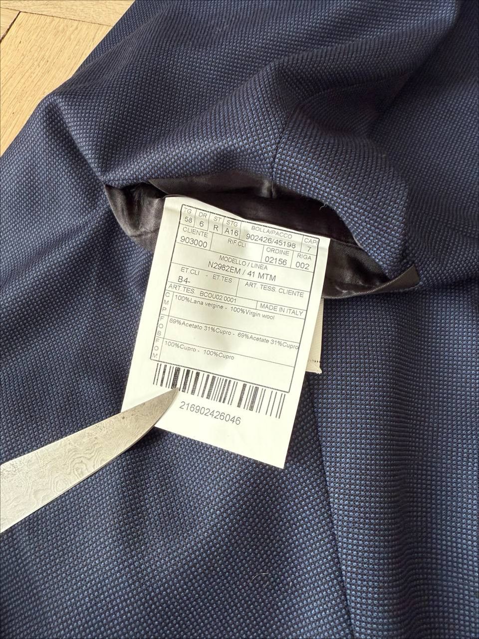 Boglioli Boglioli Milano Navy Summer Blazer Size 48R - 7 Thumbnail